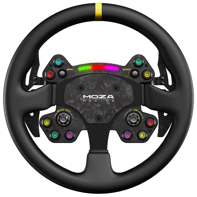 Moza R16 Wheelbase + RS V2 Volante in pelle - immagine 2