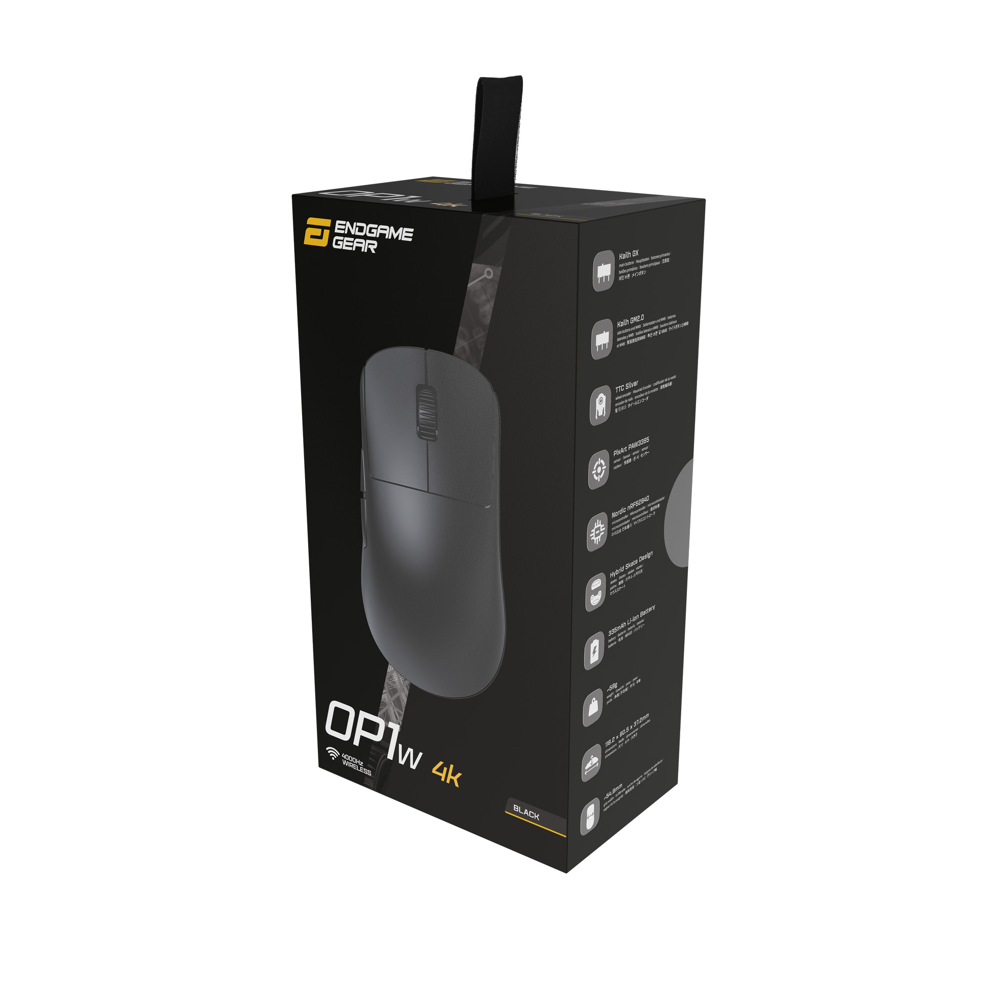 Endgame Gear OP1w 4k Gaming Mouse - Nero - immagine 7