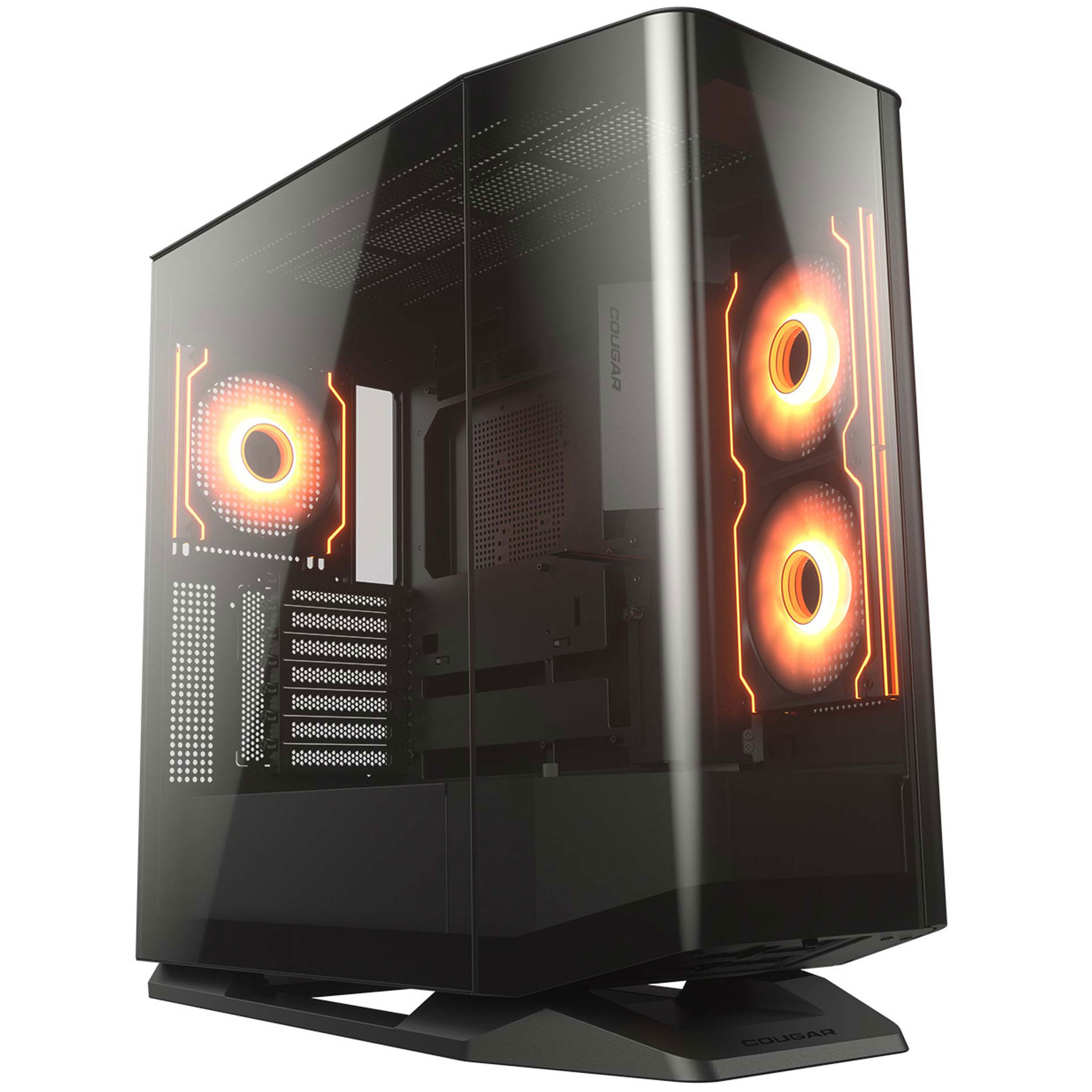 Cougar FV270, Mid-Tower, Vetro Temperato, RGB - Nero