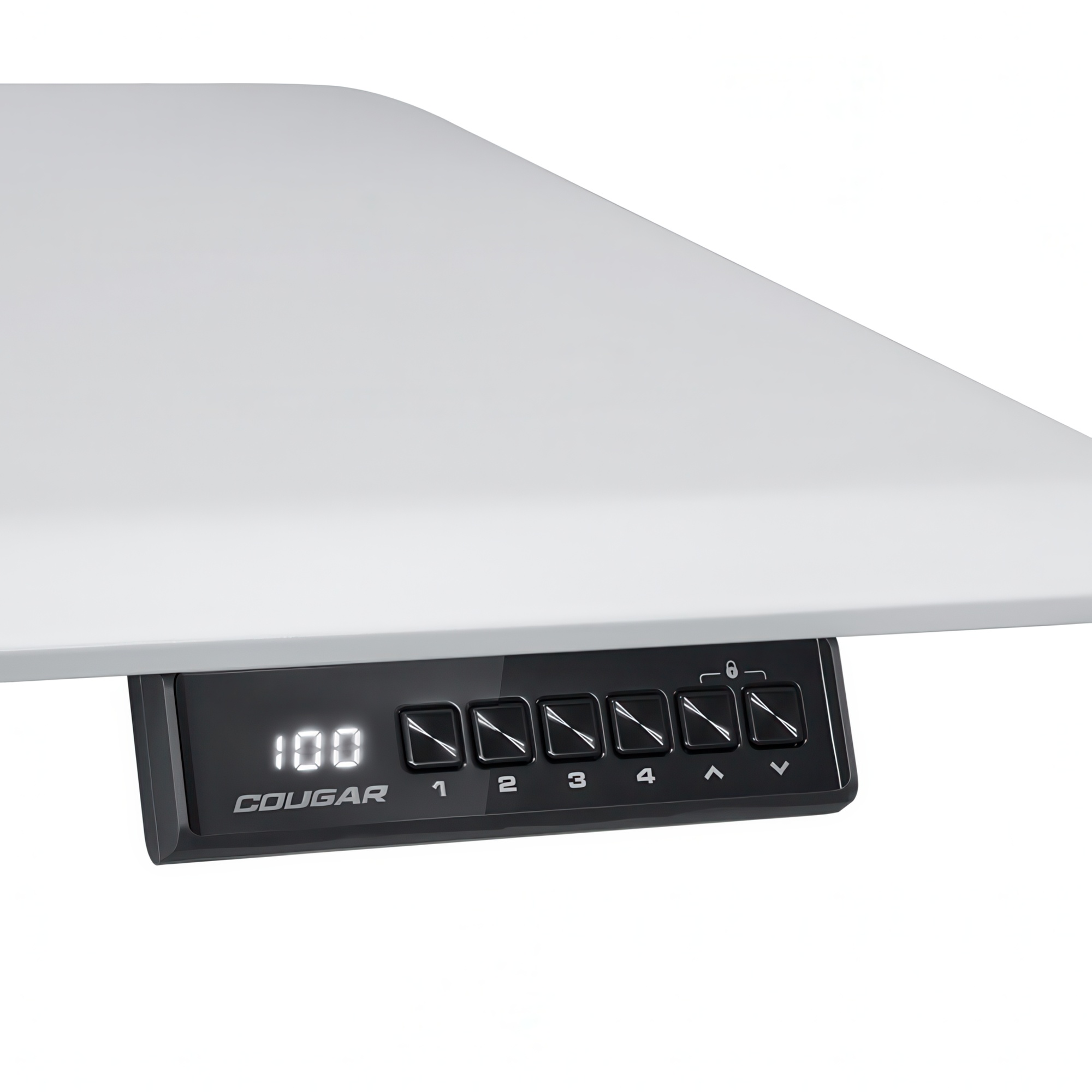 Cougar Royal Mossa 120 Gaming Desk - Bianco - immagine 6
