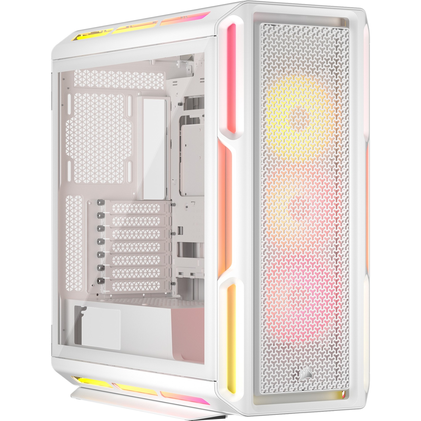 Corsair 5000T LX RGB Tempered Glass, Mid-Tower - Bianco con Finestra