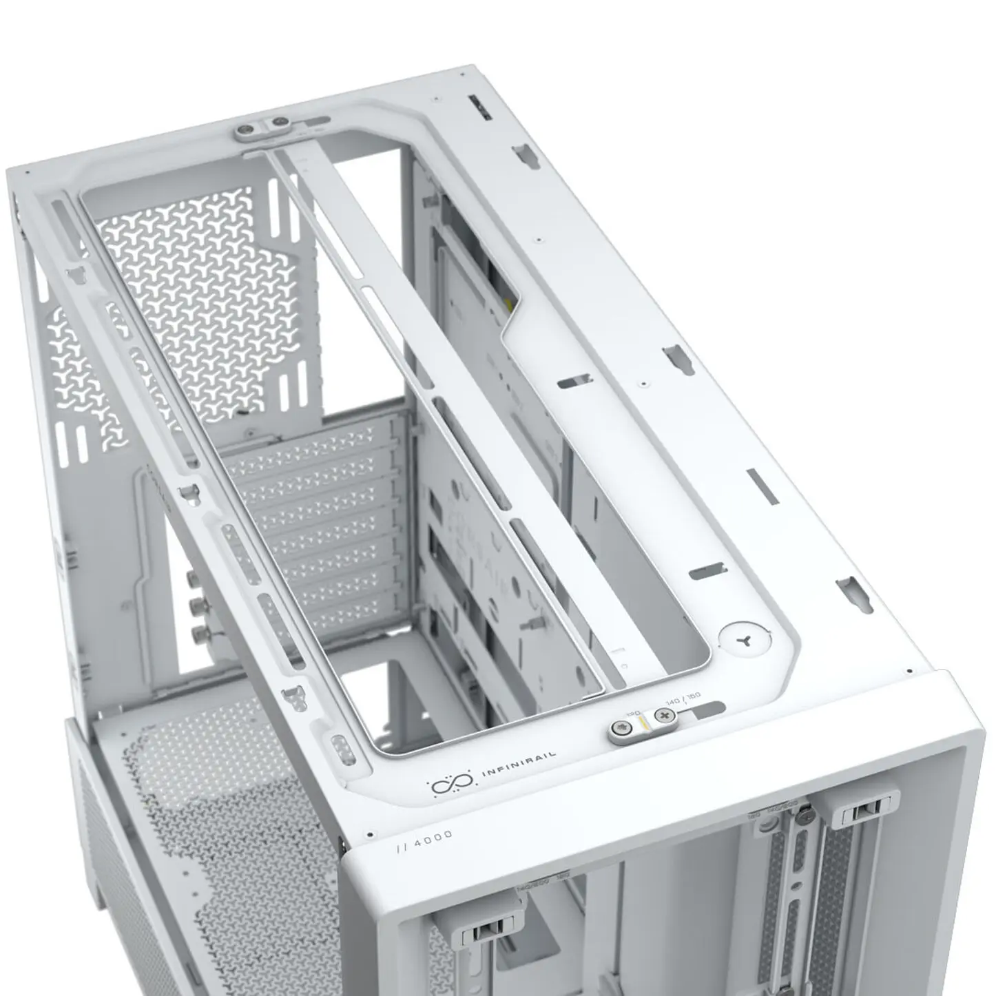 Corsair FRAME 4000D Tempered Glass, Mid-Tower - Bianco - immagine 6