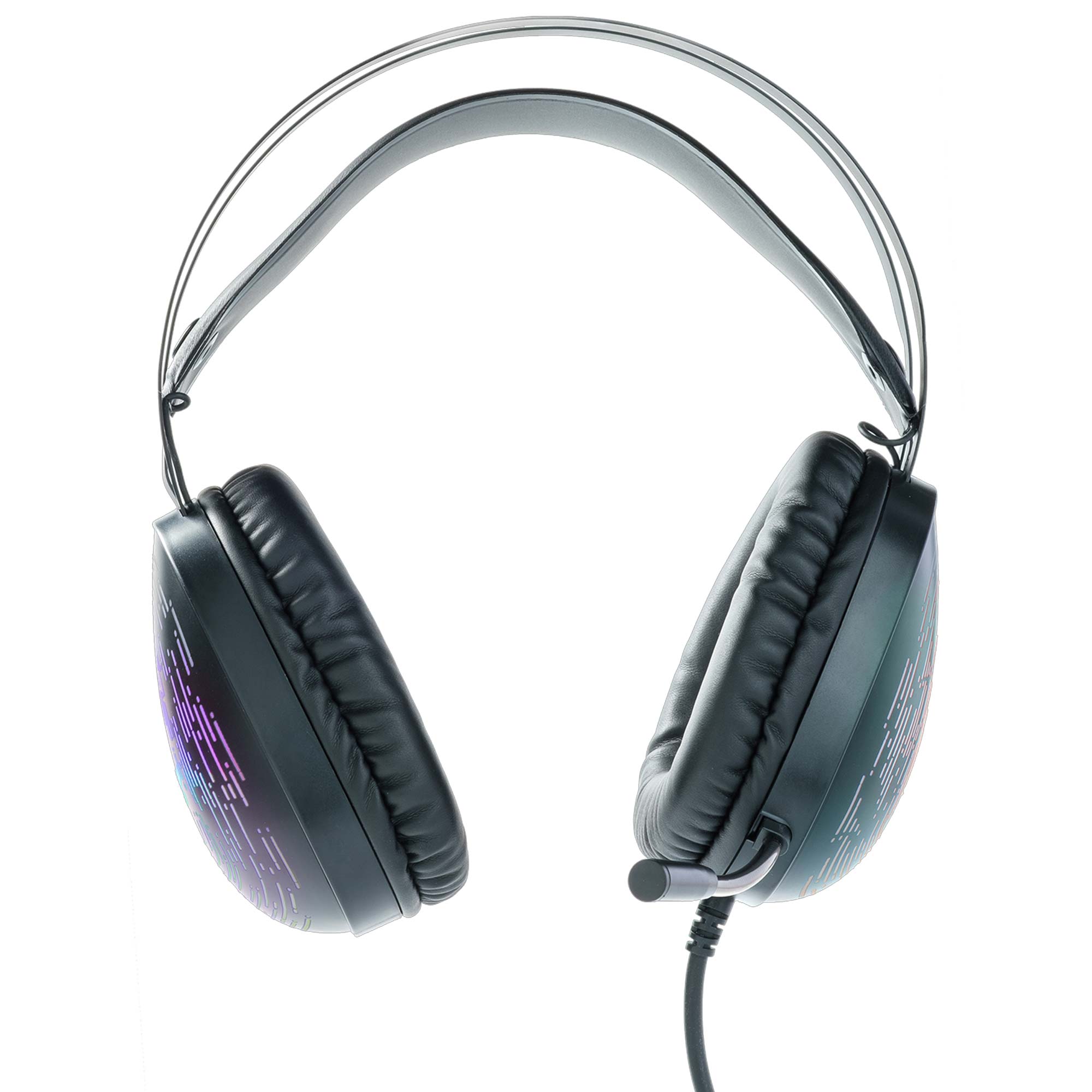 iTek H420 Gaming Headset, Virtual 7.1, Sette Colori LED - Nero - immagine 2