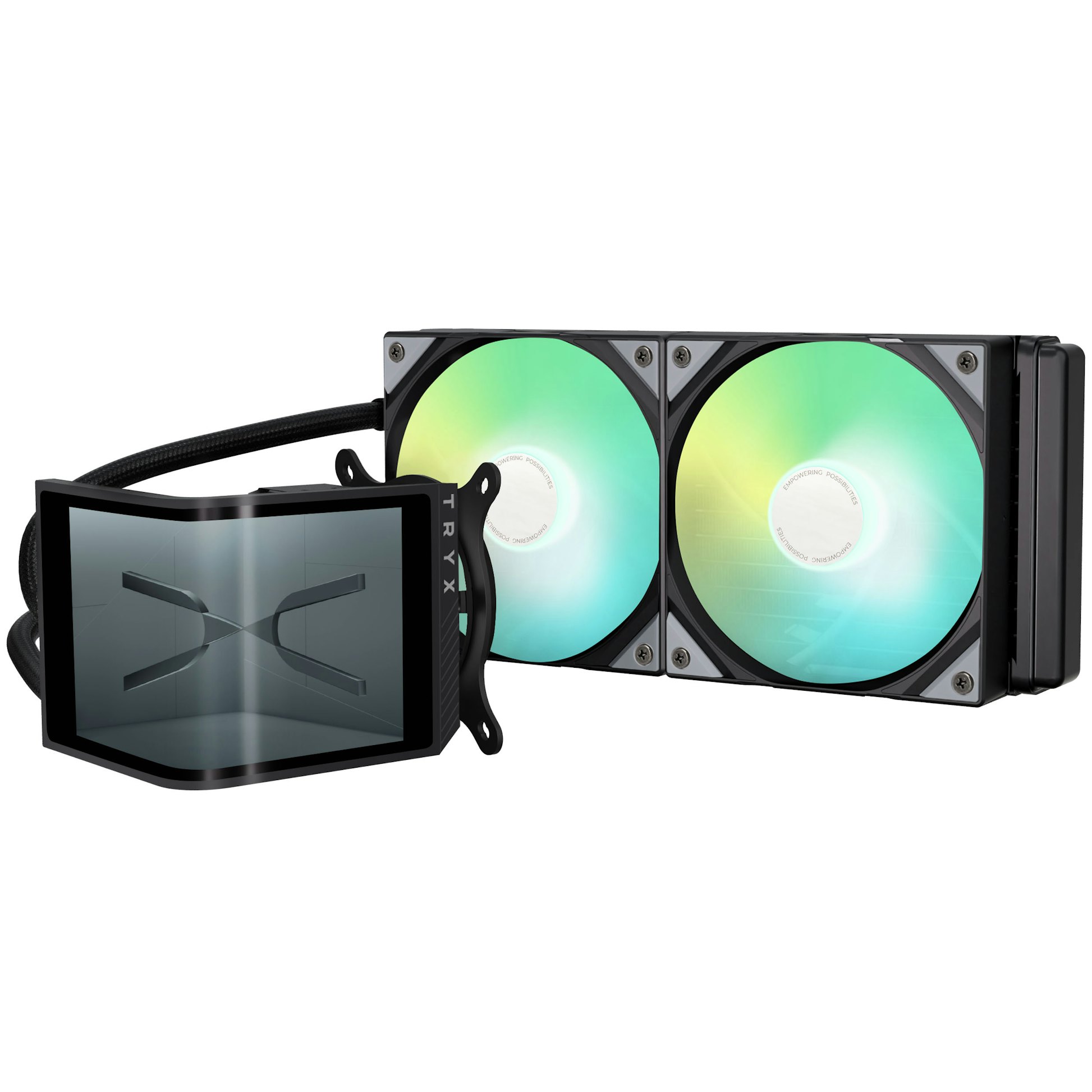 TRYX PANORAMA 240 SE ARGB Sistema AIO, Display 3D AMOLED - 240 mm, Nero