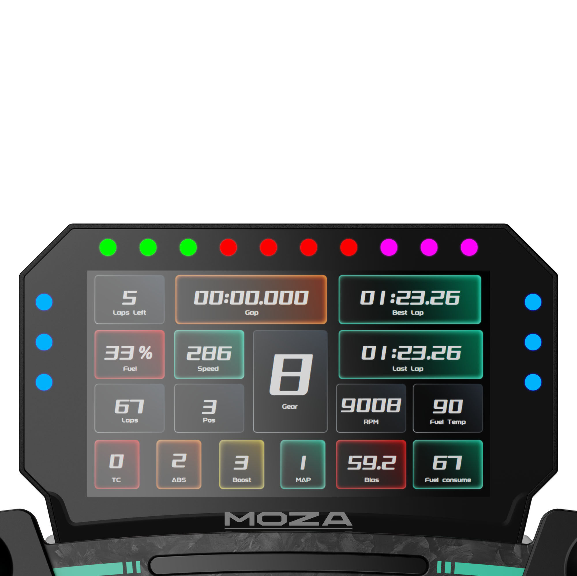 MOZA CM2 Racing Dash - Nero - immagine 2