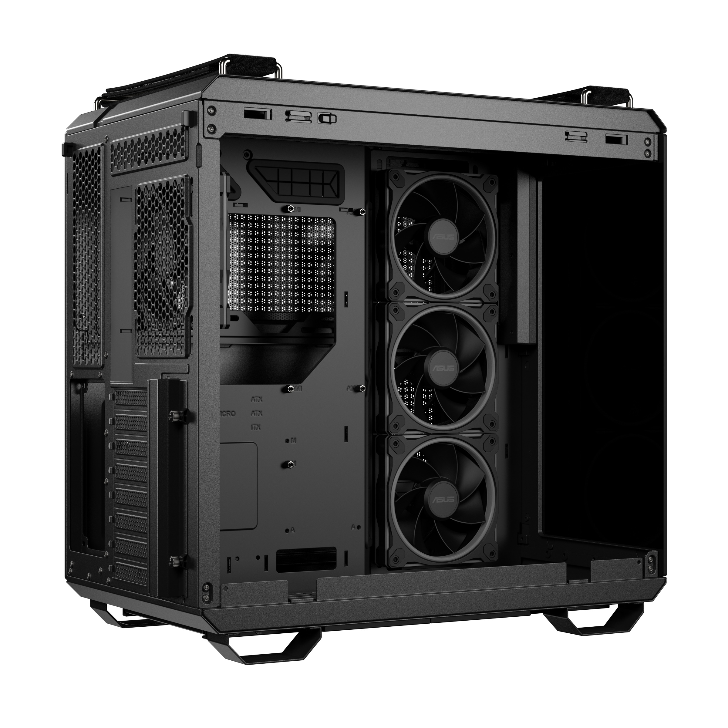 Asus TUF Gaming GT502 Horizon ARGB, Vetro Temperato - Nero - immagine 5