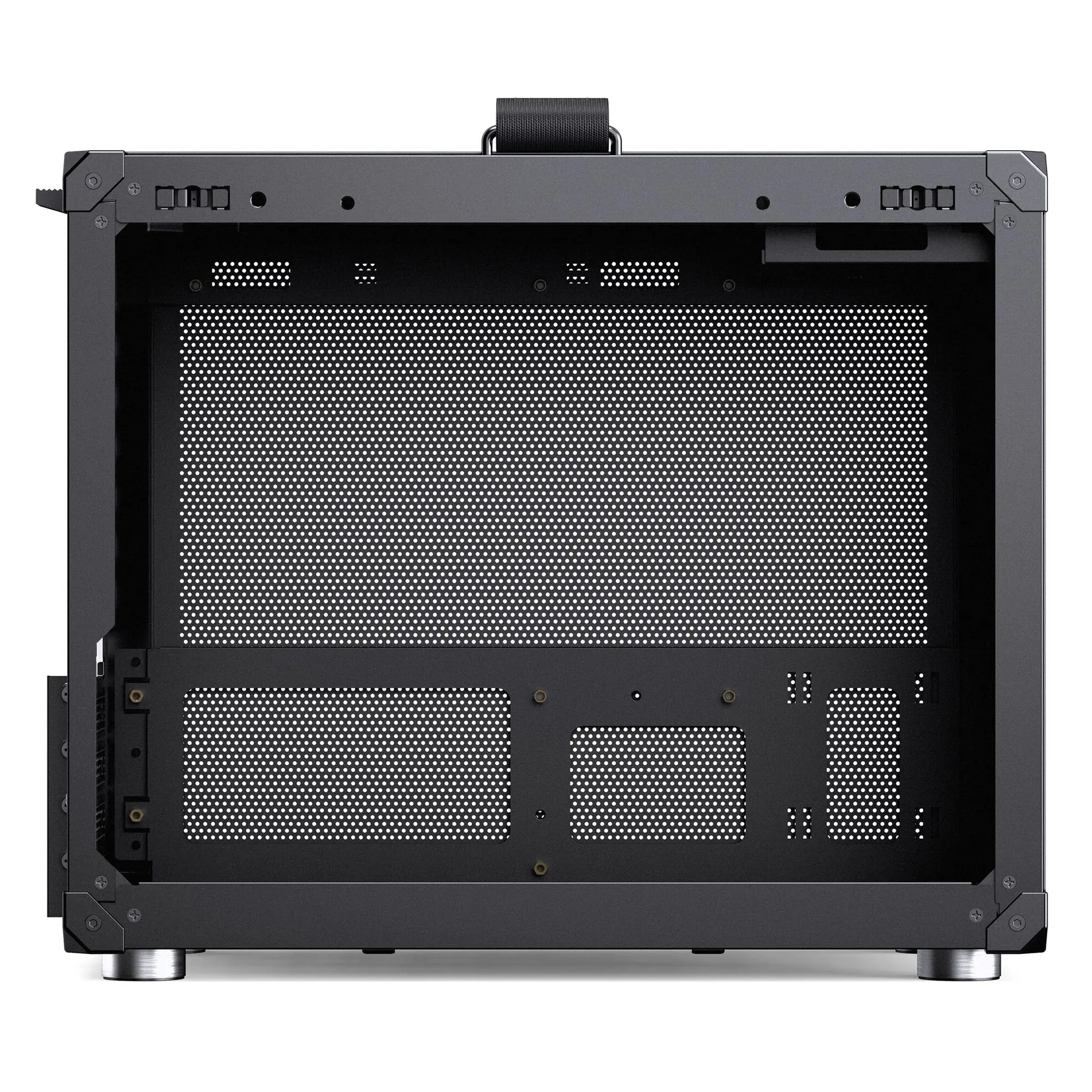 Jonsbo C6 Max, Micro-ATX, Alluminio - Nero - immagine 3