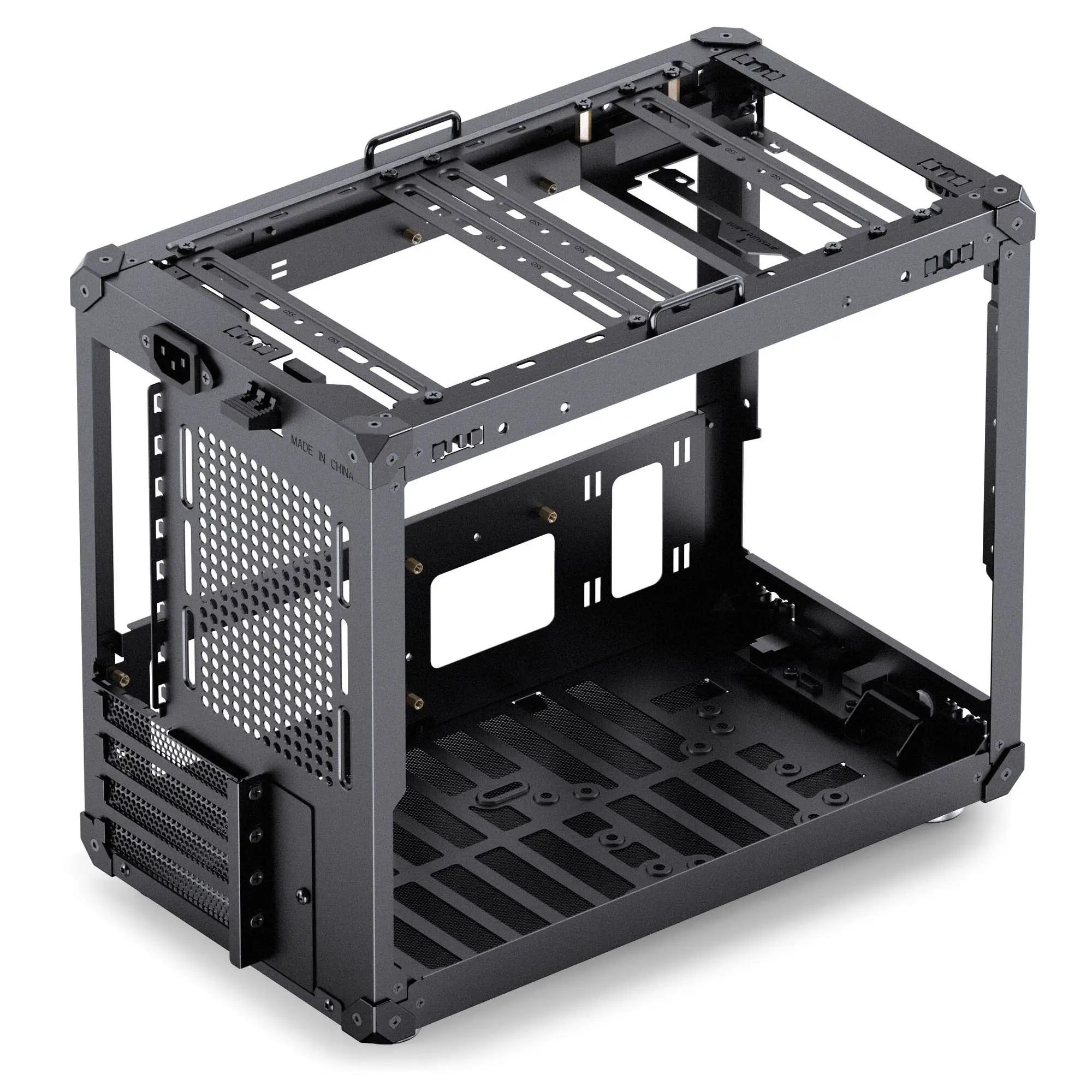 Jonsbo C6 Max, Micro-ATX, Alluminio - Nero - immagine 6