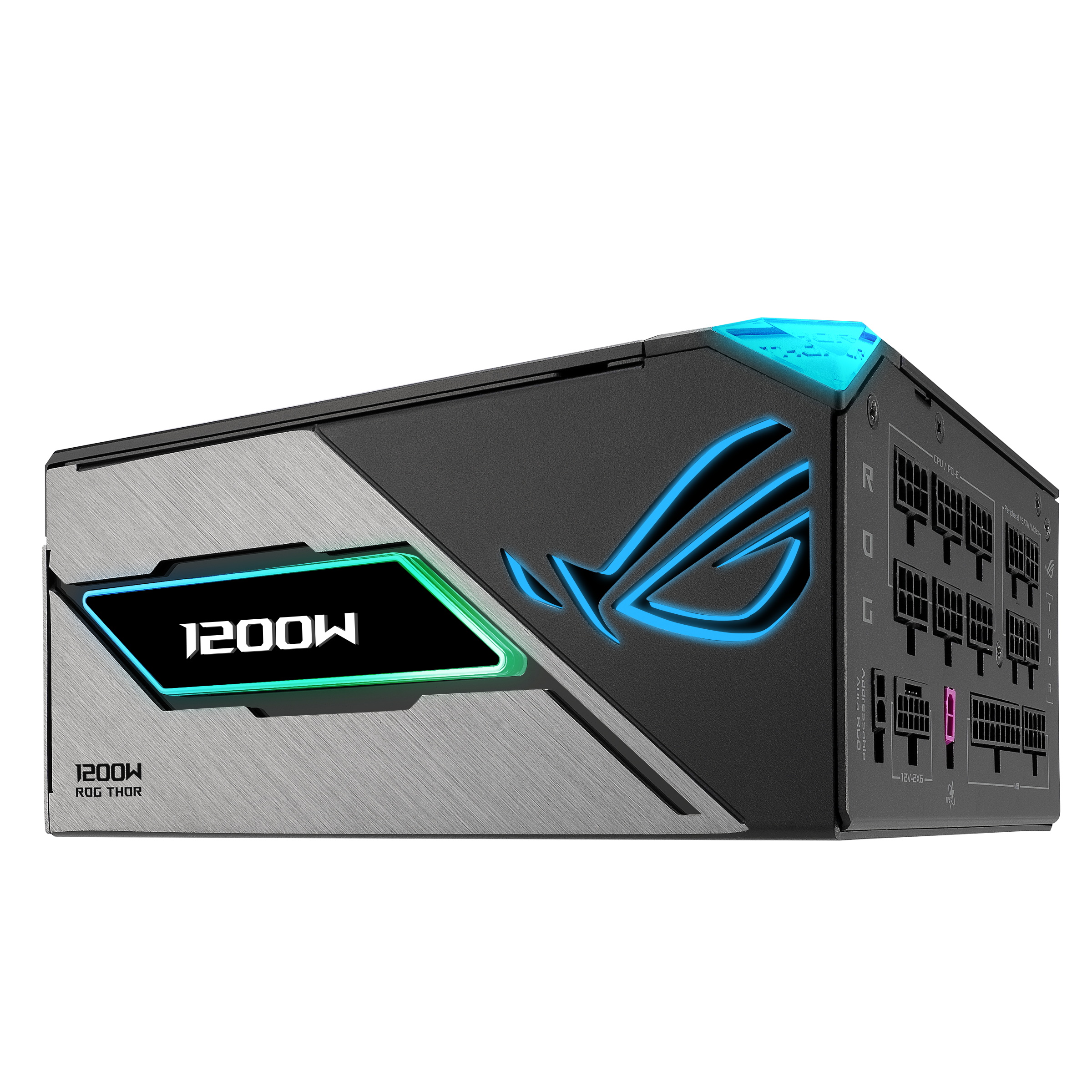 Asus ROG Thor 1200P3 Gaming Platinum III Power Supply / Aura Sync / OLED - 1.200 Watt - immagine 2