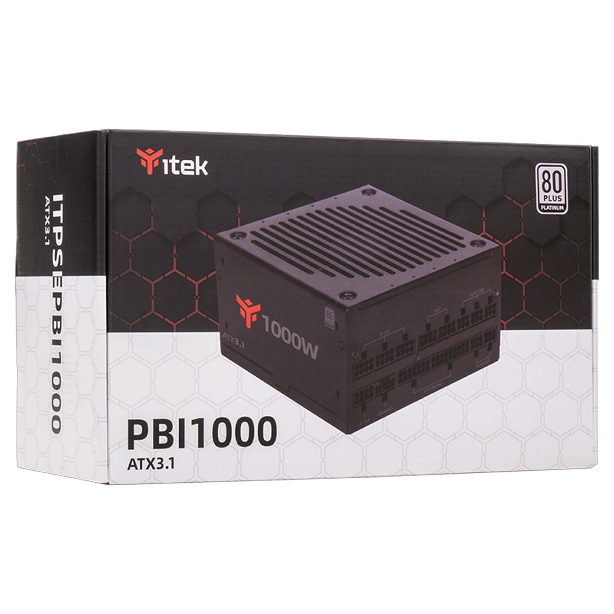 iTek PBI1000 PSU Modulare, 80Plus Platinum - 1000 Watt - immagine 4