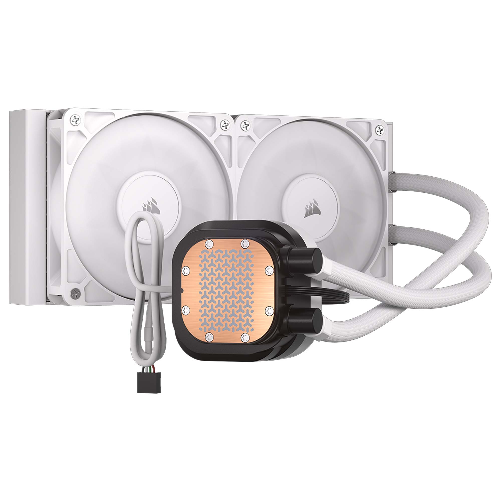 Corsair NAUTILUS 240 LCD, AIO Liquid CPU Cooler - 240 mm, Bianco - immagine 3