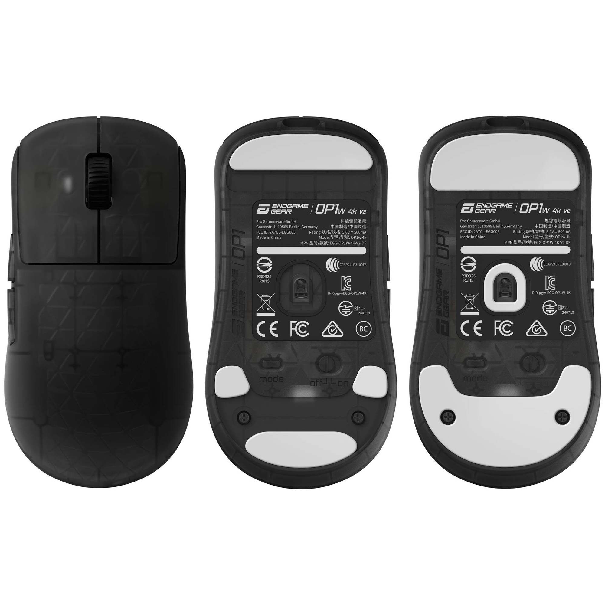Endgame Gear OP1 4k V2 Wireless Gaming Mouse - Dark Frost - immagine 5