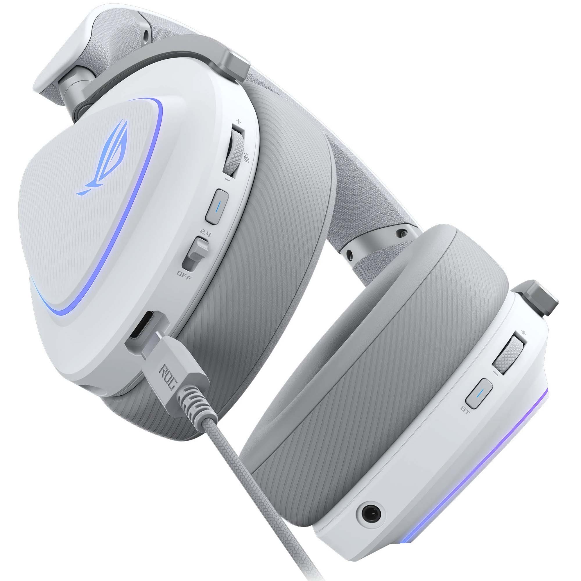 Asus ROG Delta II Wireless Gaming Headset - Bianco - immagine 6