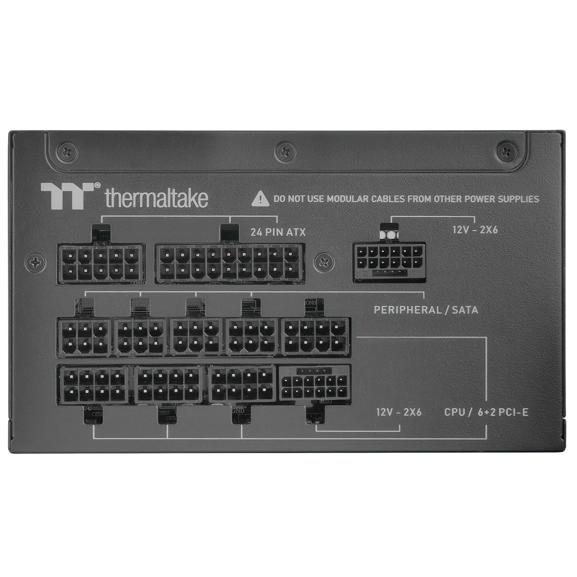 Thermaltake Toughpower GT1200 80 Plus Gold PSU, Modulare - 1.200 Watt - immagine 6