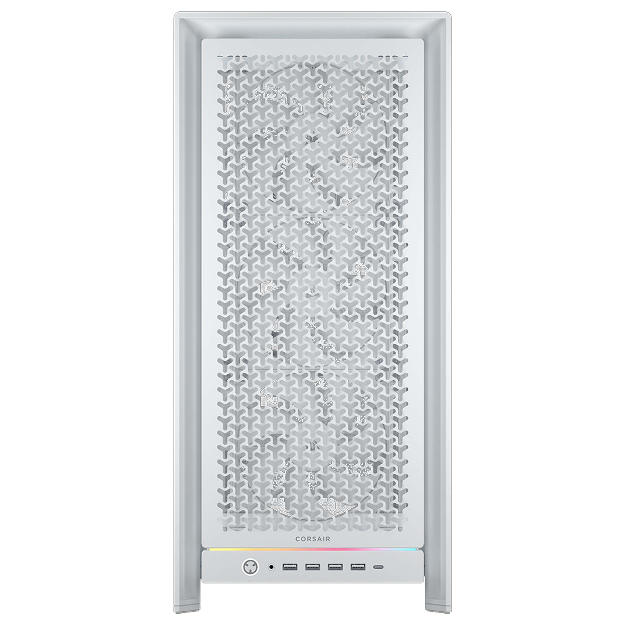 Corsair FRAME 5000D RS Tempered Glass, Mid-Tower - Bianco con Finestra - immagine 3