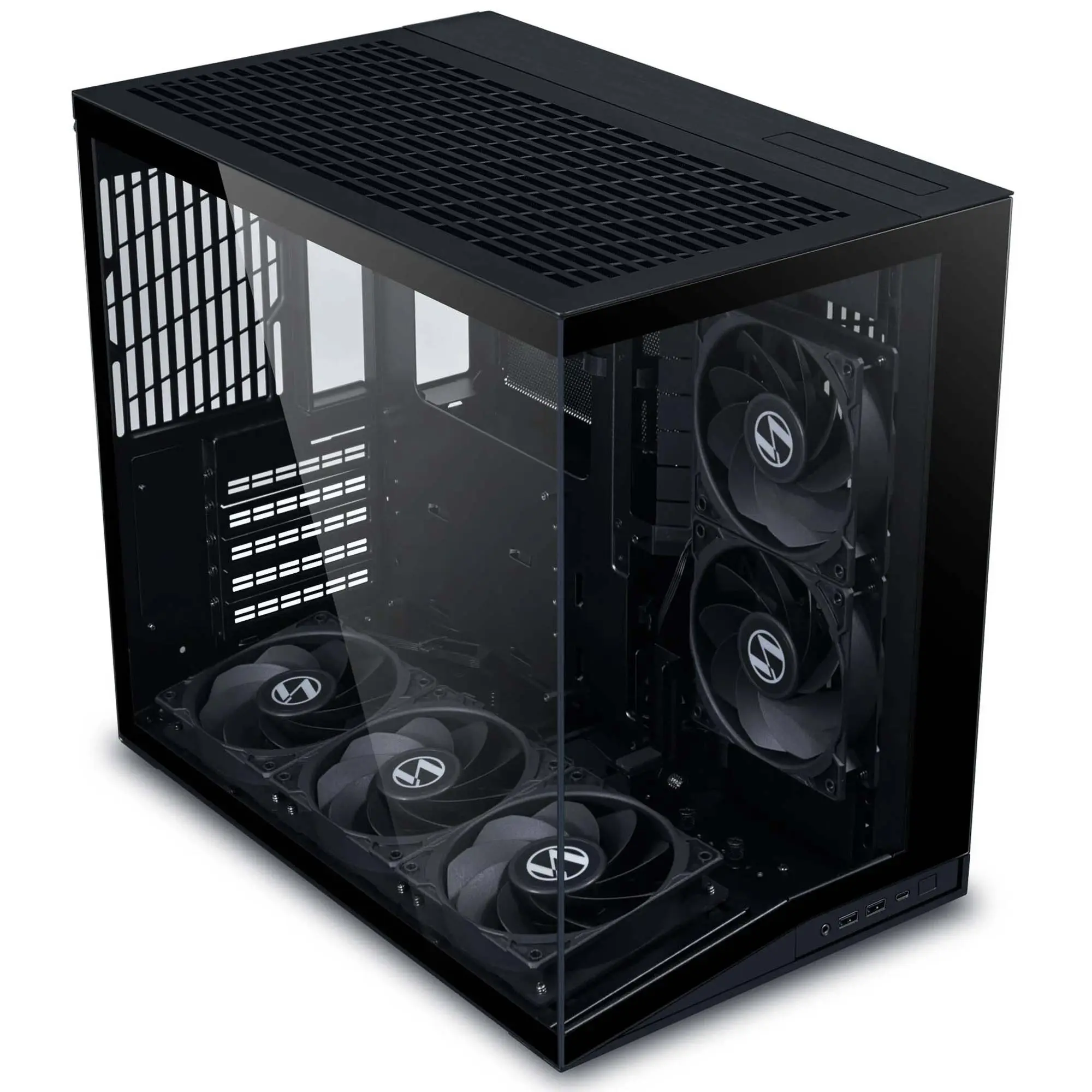 Lian Li O11 Dynamic Mini V2 Flow, Tempered Glass - Nero - immagine 2