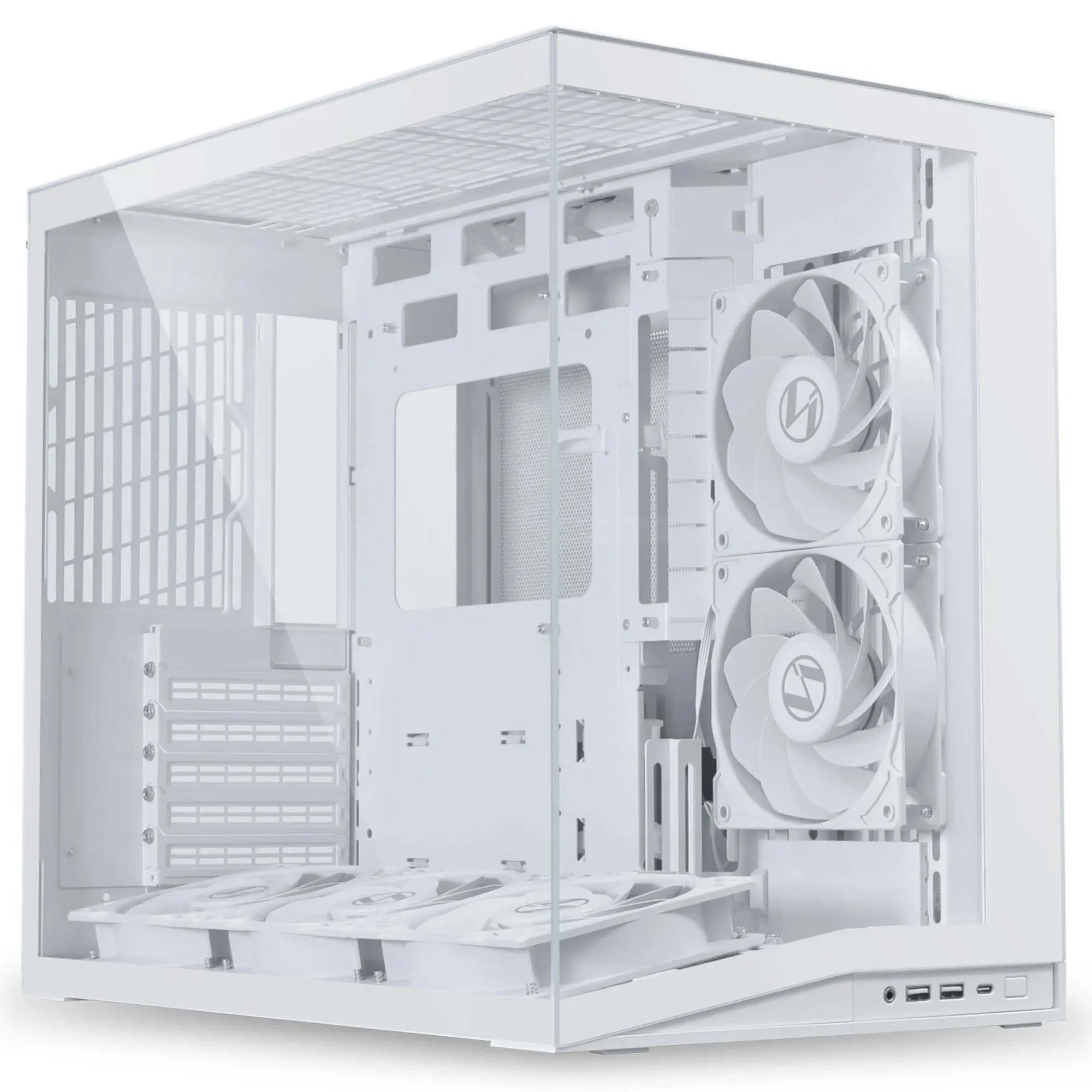 Lian Li O11 Dynamic Mini V2 Flow, Tempered Glass - Bianco