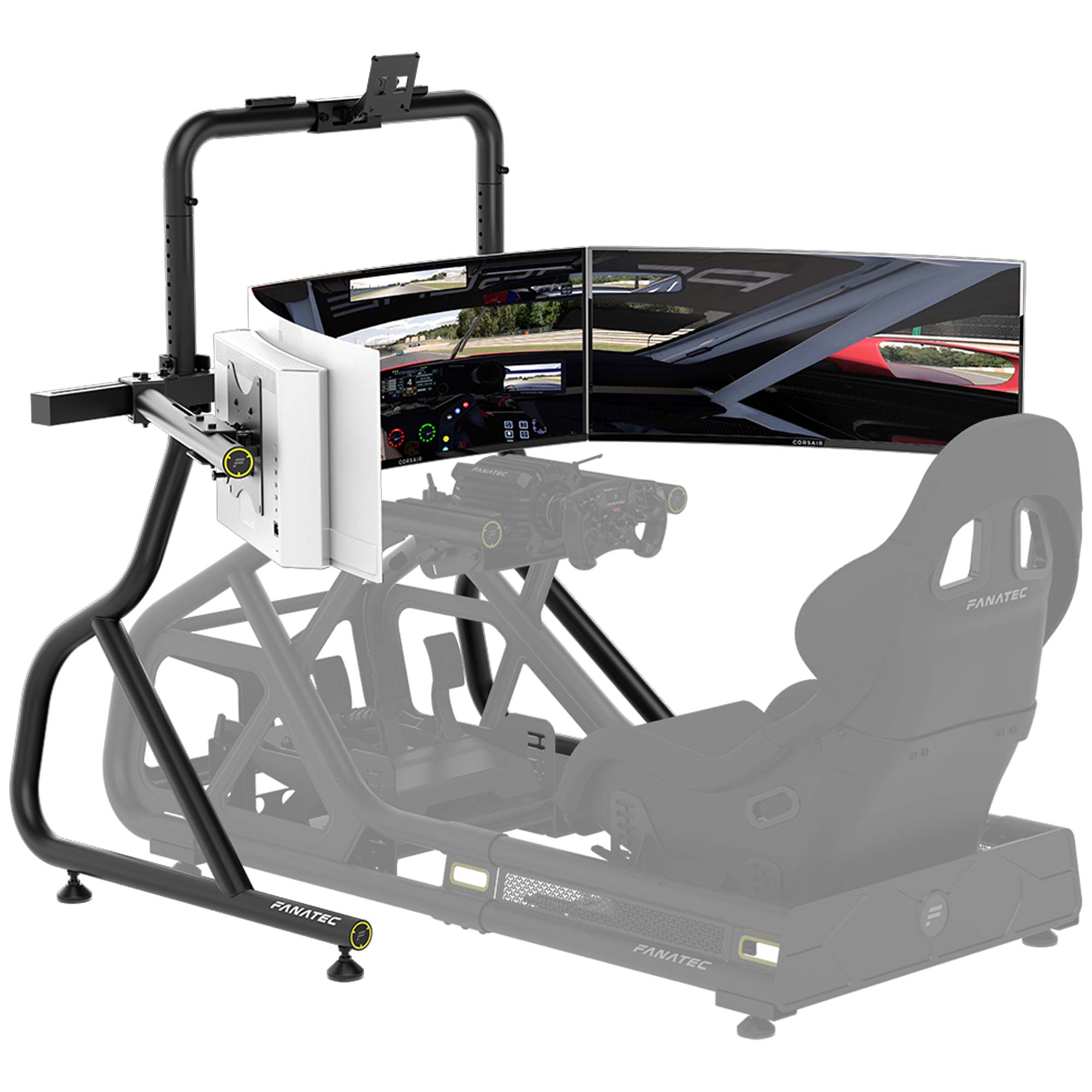 Fanatec ClubSport Cockpit Kit Espansione Triplo Monitor - Nero - immagine 3