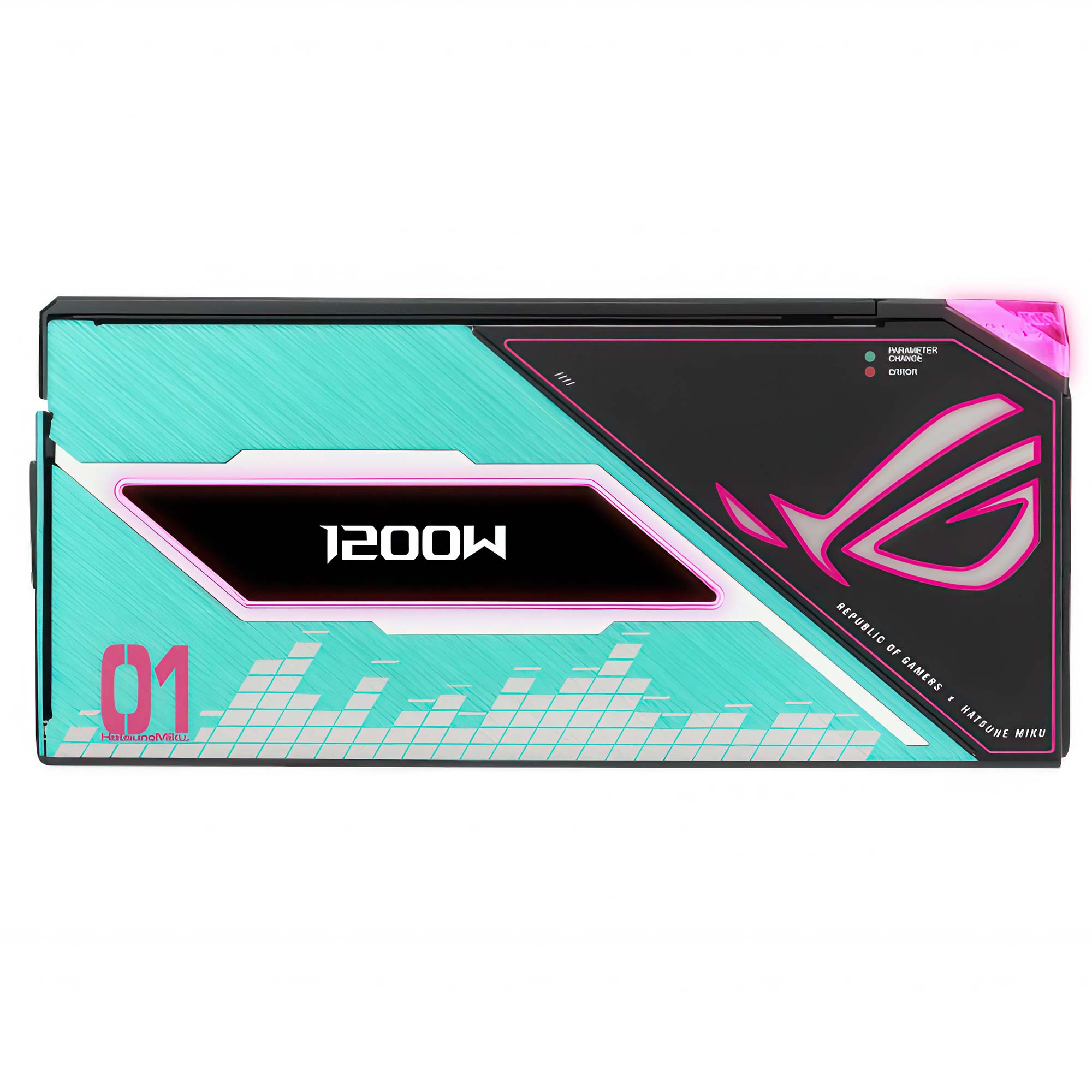 Asus ROG Thor 1200W Platinum III Hatsune Miku Edition / Aura Sync / OLED - 1.200 Watt - immagine 2
