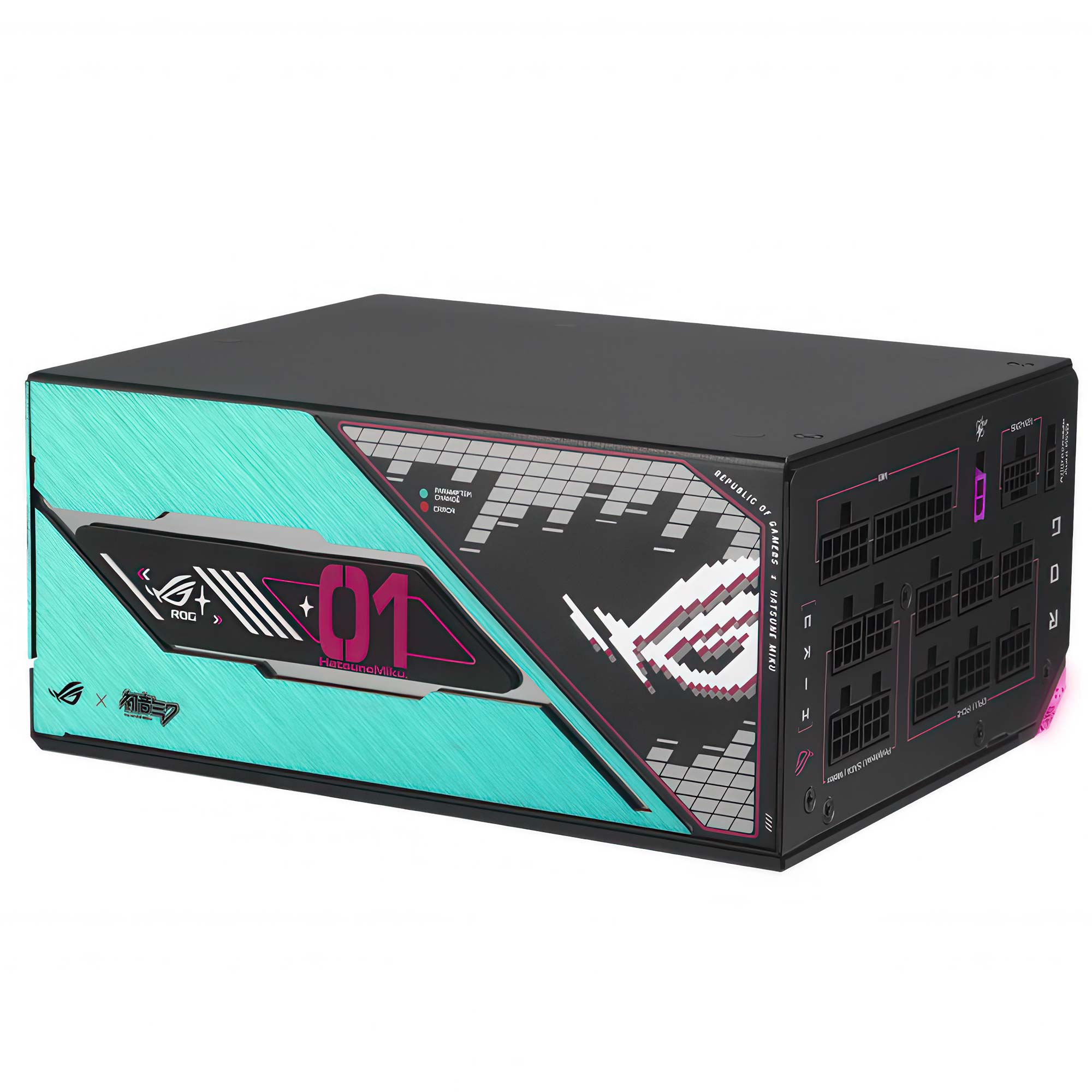 Asus ROG Thor 1200W Platinum III Hatsune Miku Edition / Aura Sync / OLED - 1.200 Watt - immagine 5