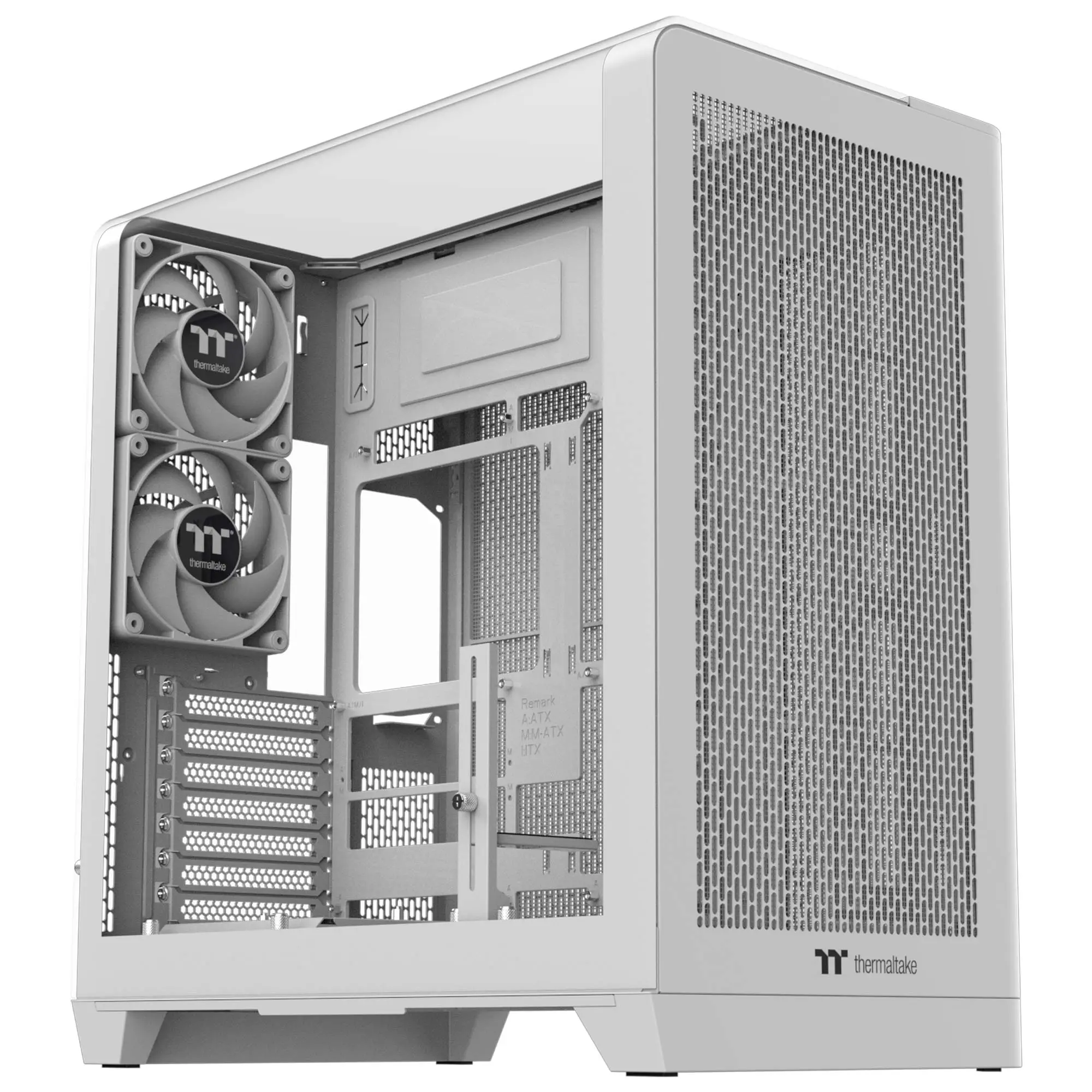Thermaltake View 390 Air, Vetro Temperato - Bianco