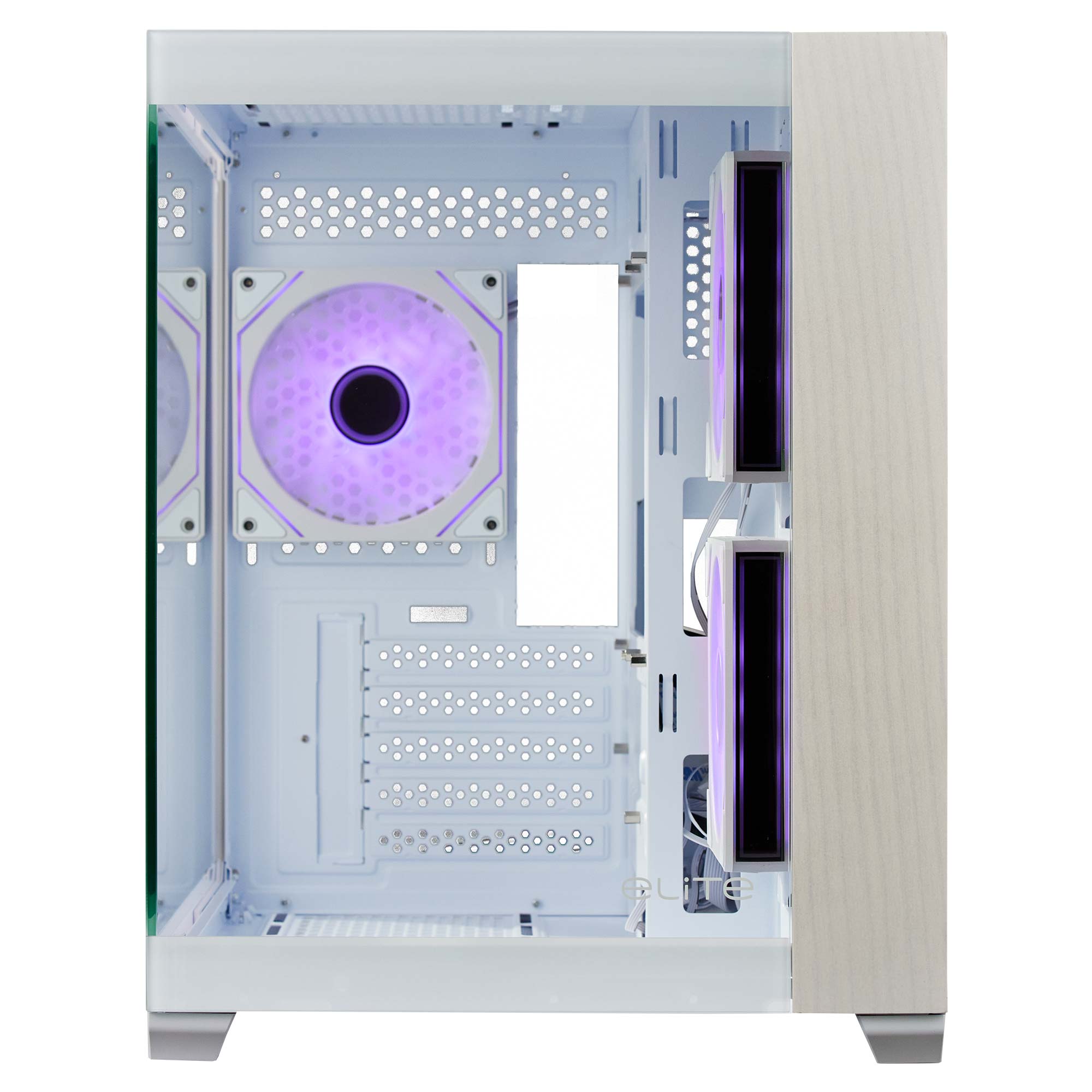 Cooler Master Elite 481 Wood - Bianco - immagine 2