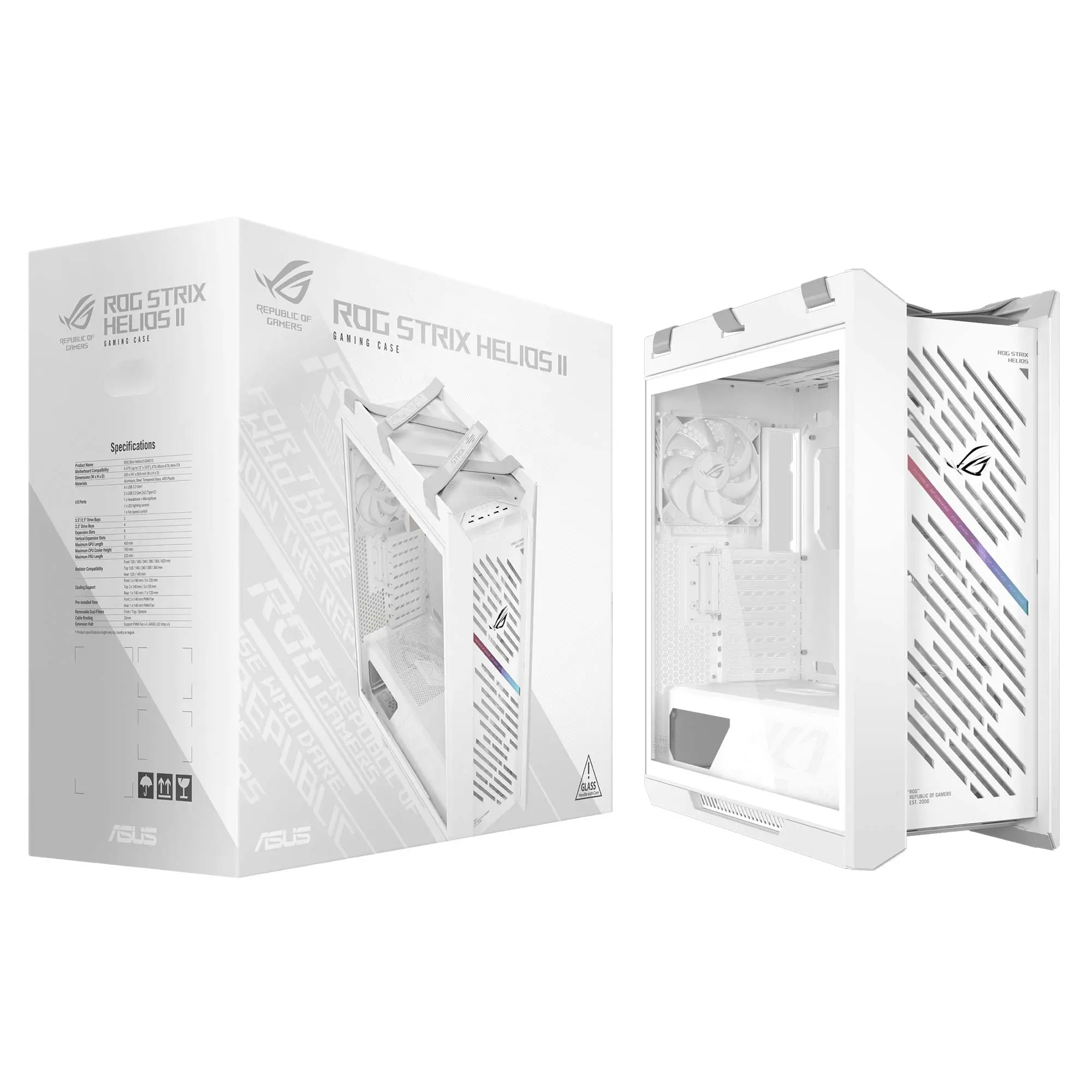 Asus ROG Strix Helios II - Bianco - immagine 7