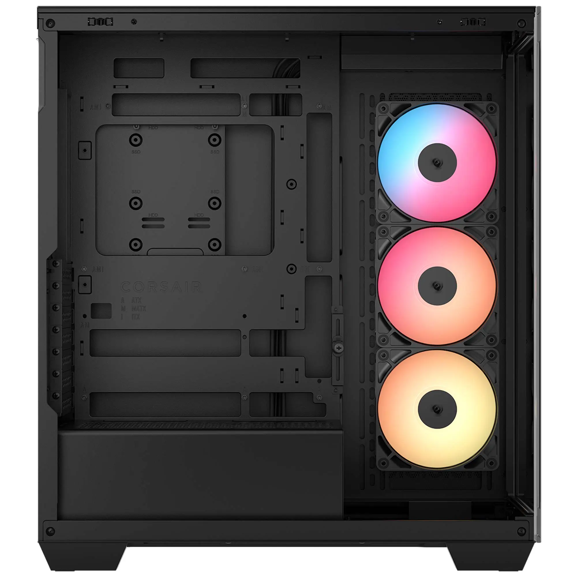 Corsair 3500X RS-R ARGB, Vetro Temperato - Nero - immagine 3