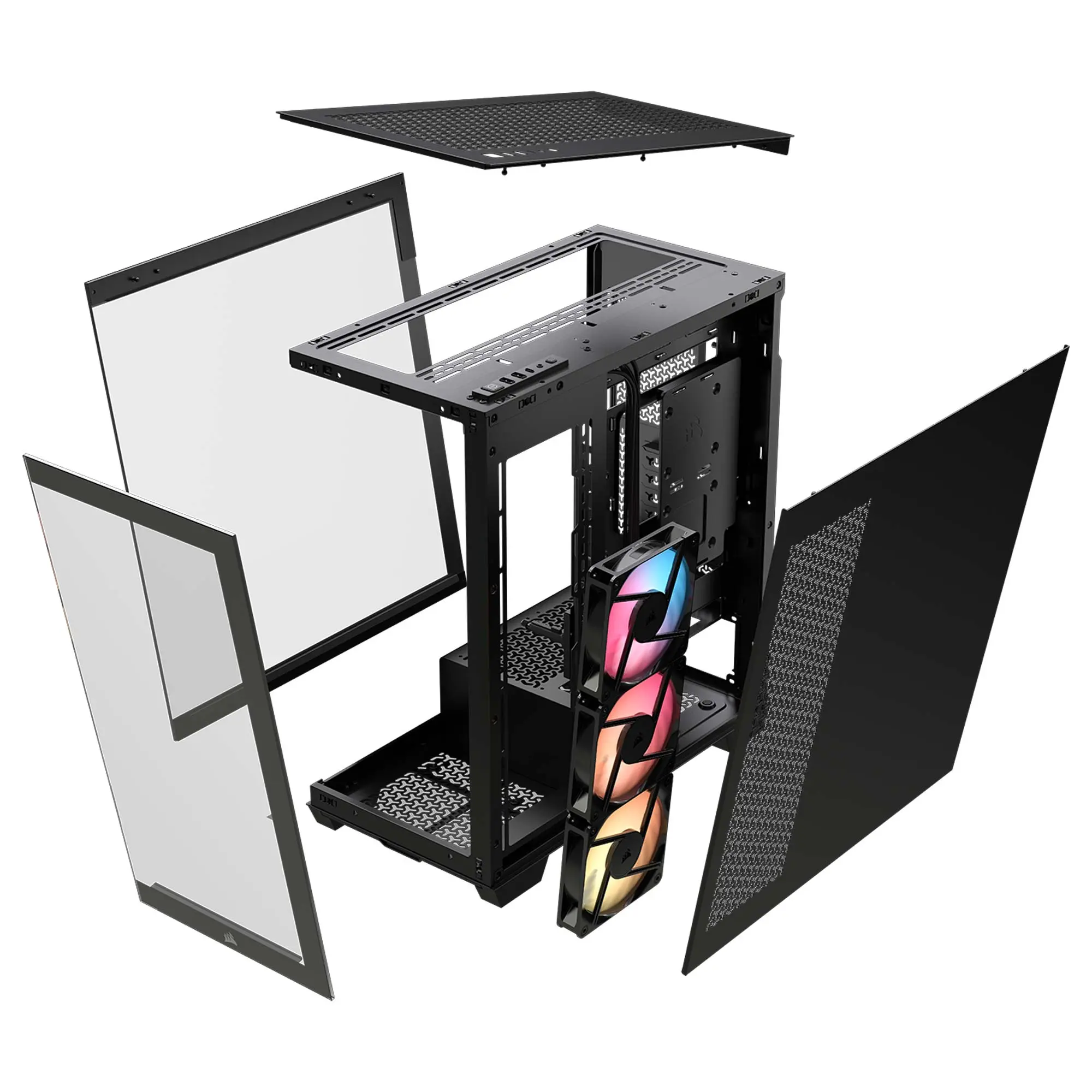 Corsair 3500X RS-R ARGB, Vetro Temperato - Nero - immagine 6