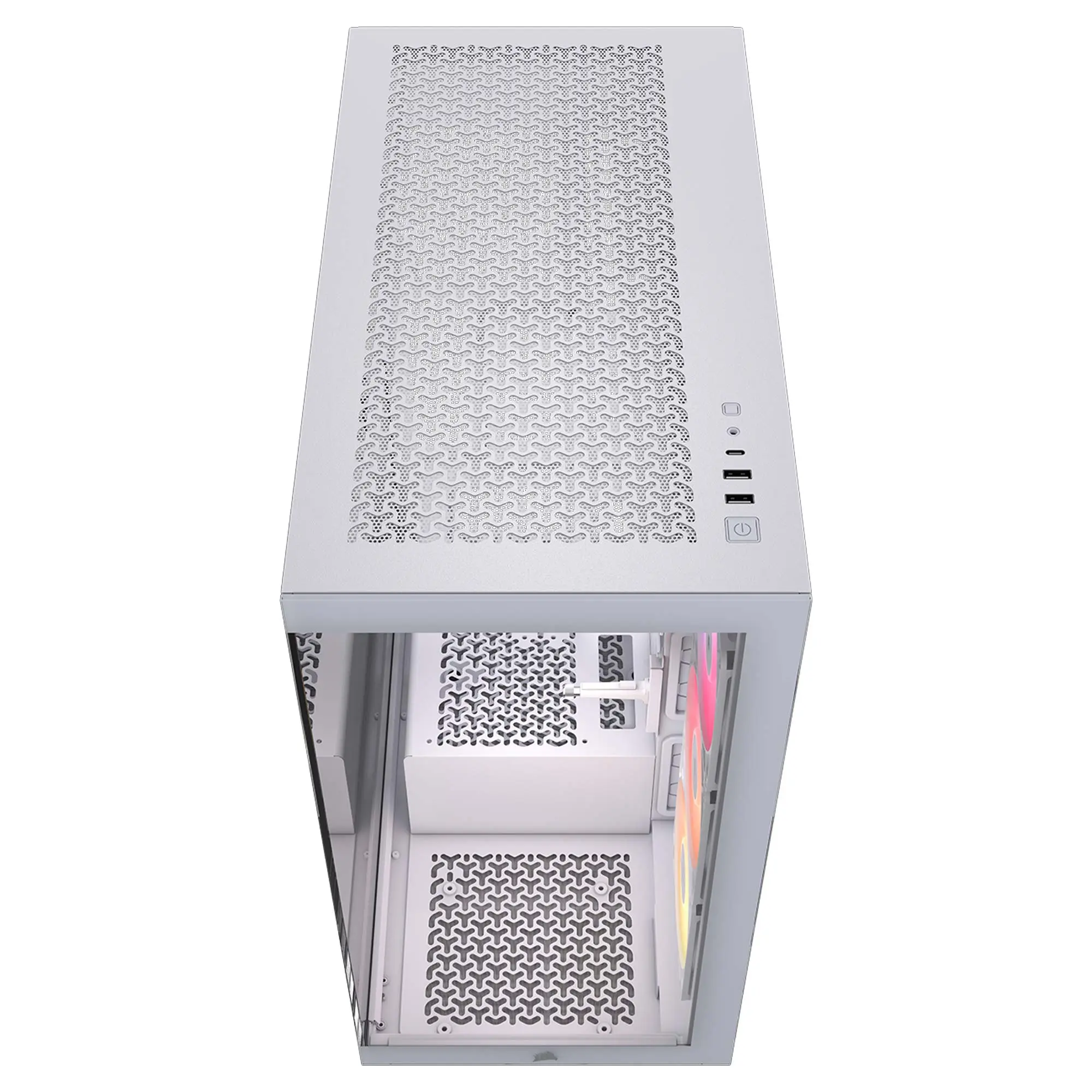 Corsair 3500X RS-R ARGB, Vetro Temperato - Bianco - immagine 2