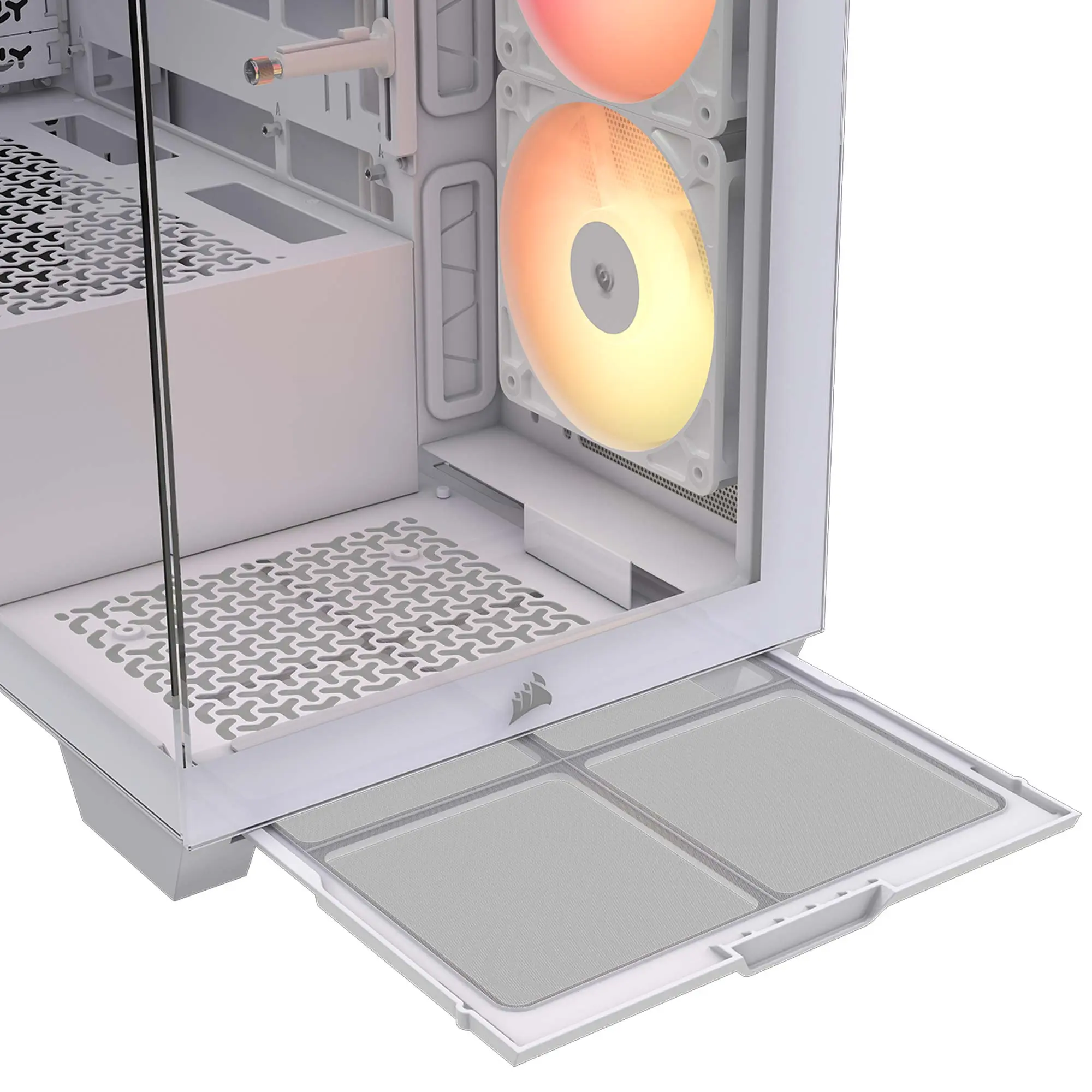 Corsair 3500X RS-R ARGB, Vetro Temperato - Bianco - immagine 7