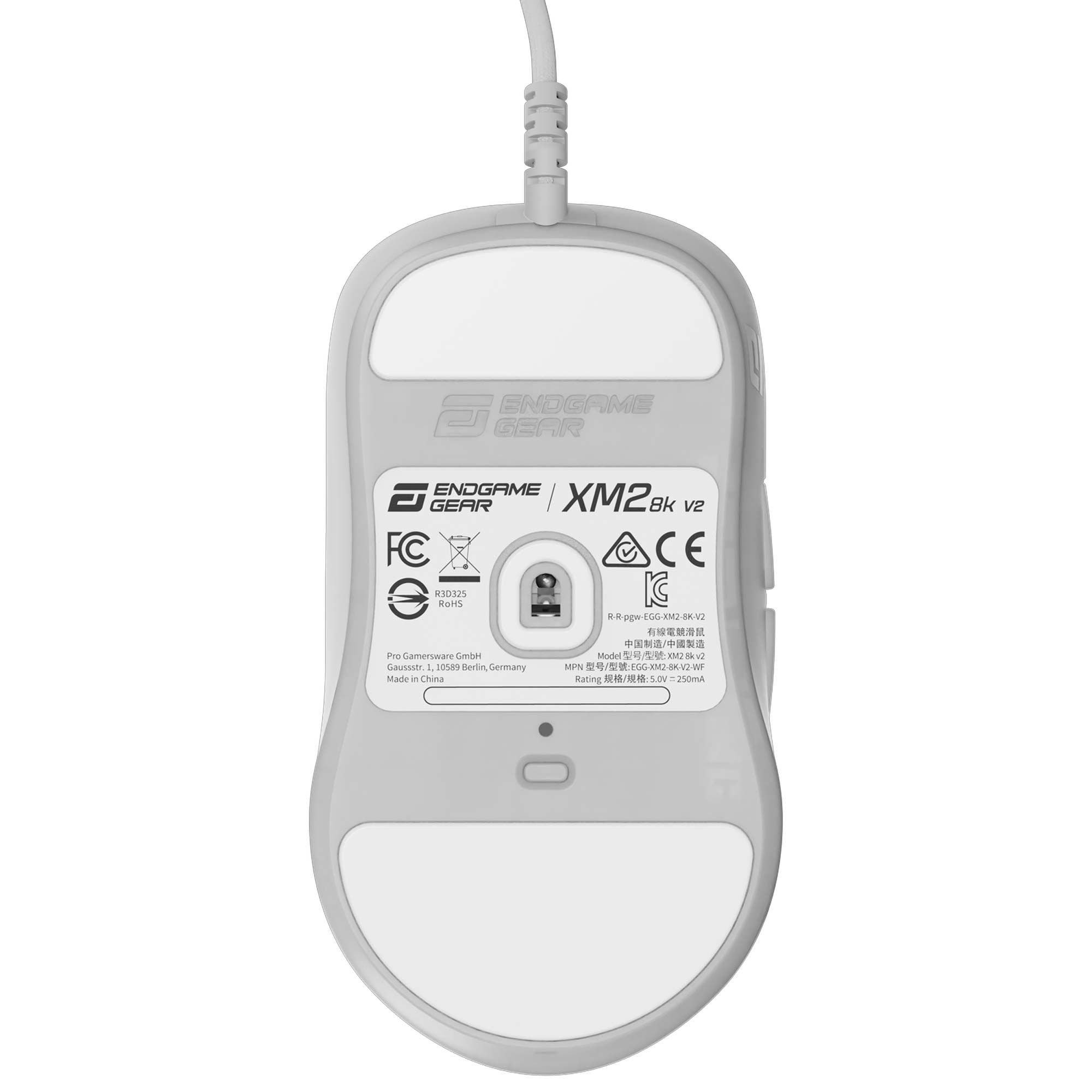 Endgame Gear XM2 8k v2 Gaming Mouse - White Frost - immagine 6