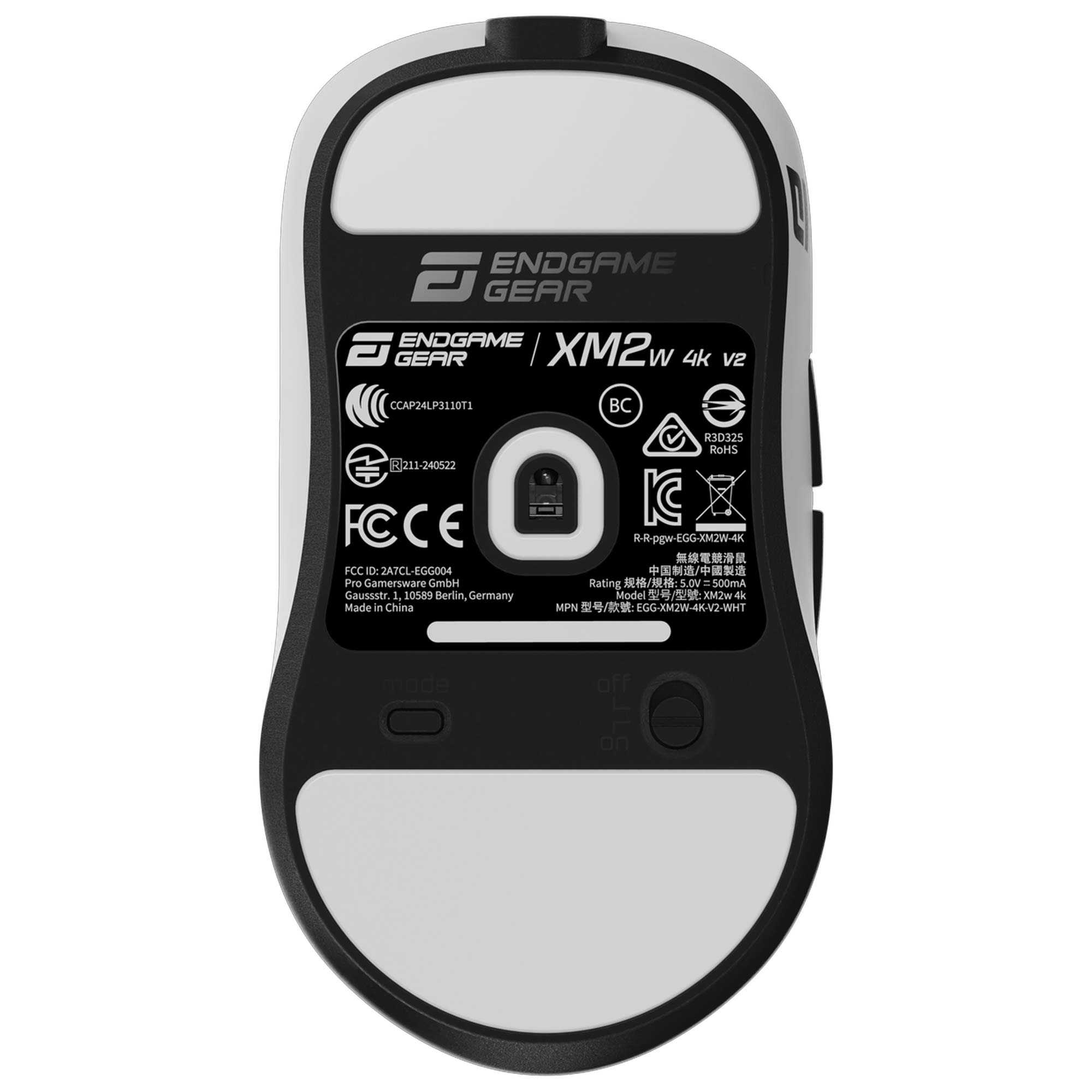 Endgame Gear XM2 4k v2 Wireless Gaming Mouse - Bianco - immagine 6