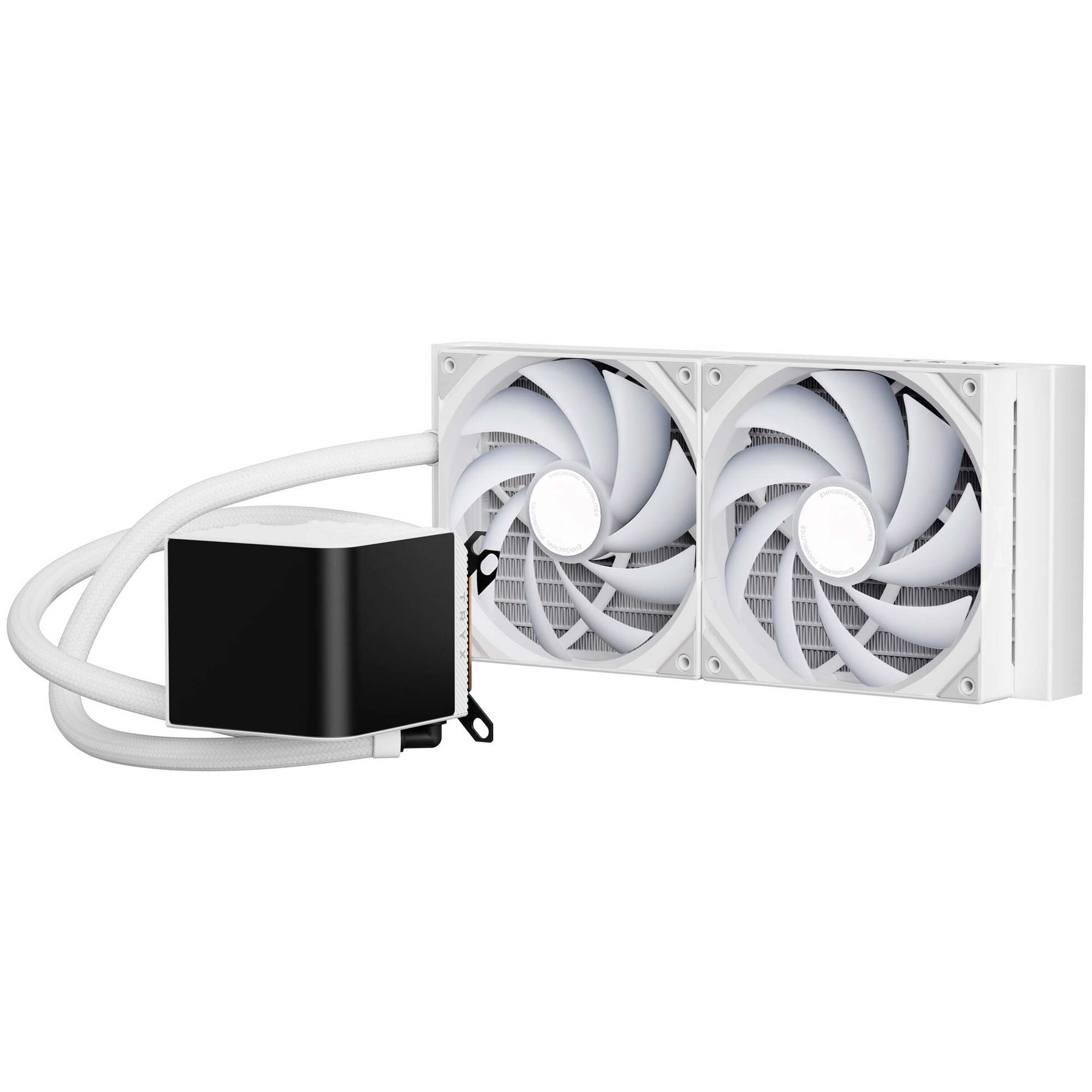 TRYX PANORAMA ARGB 280 Sistema AIO, Display 3D AMOLED - 280 mm, Bianco - immagine 2