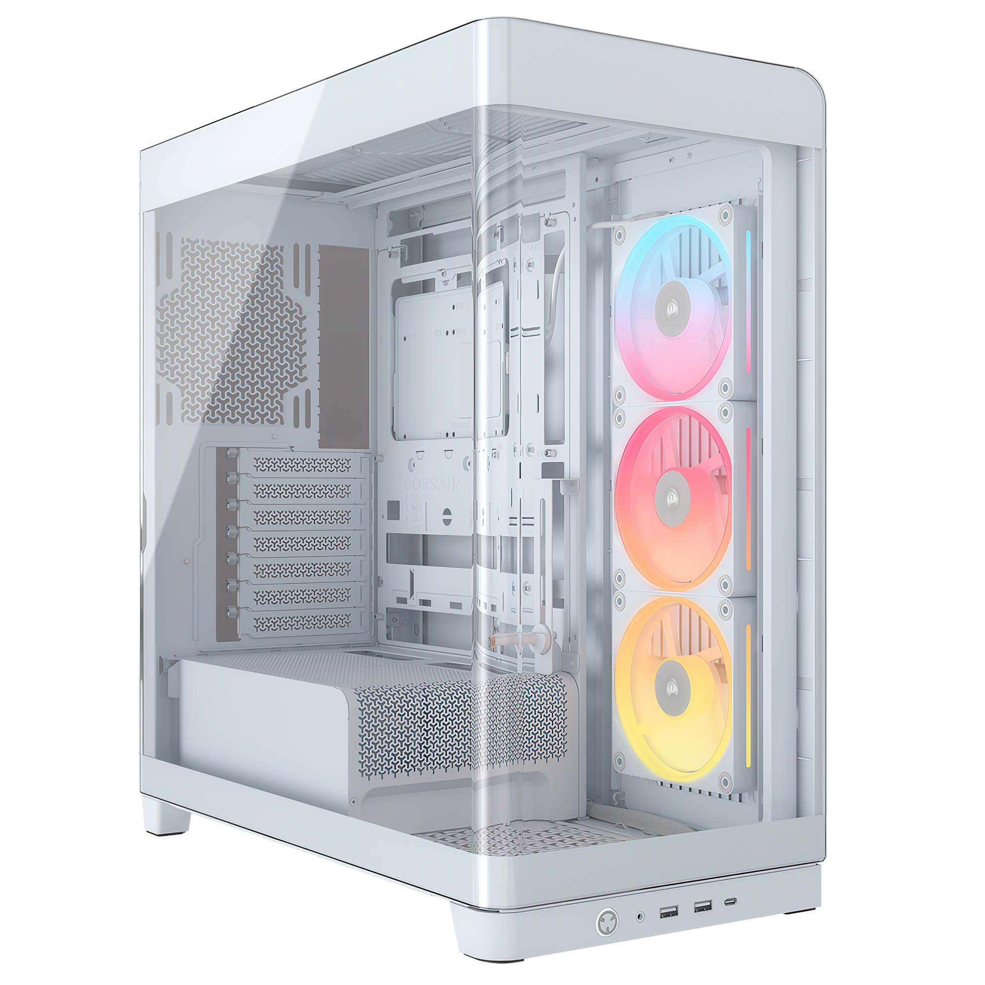 Corsair FRAME 4500X LX-R ARGB Tempered Glass, Mid-Tower - Bianco