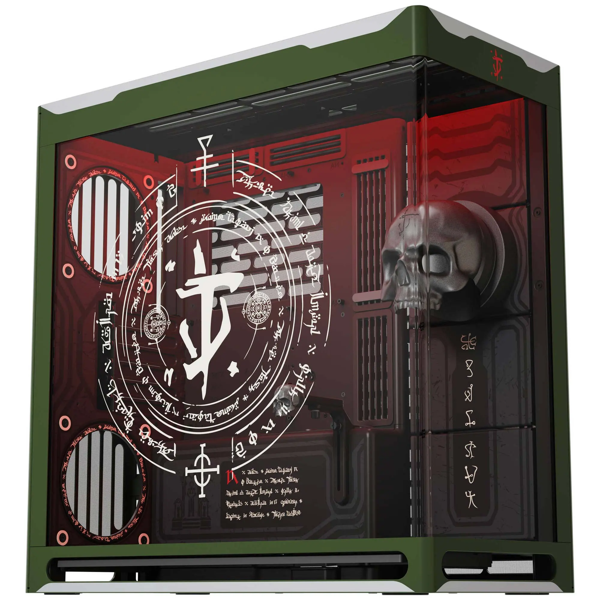 HAVN HS 420 DOOM The Dark Ages Limited Edition, E-ATX, Tempered Glass