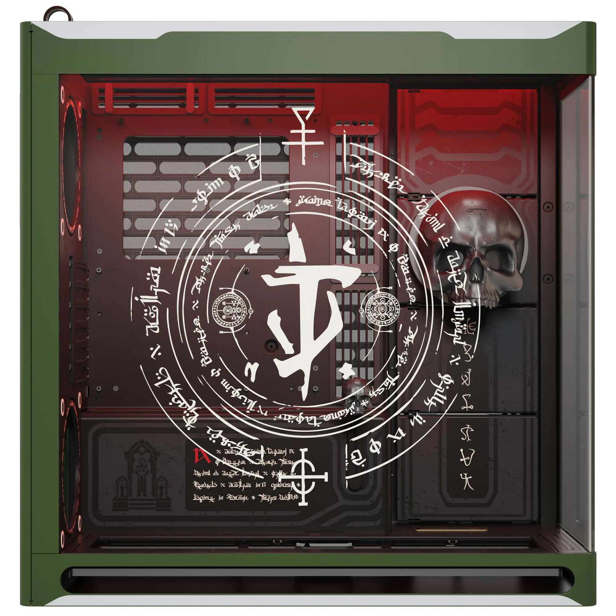 HAVN HS 420 DOOM The Dark Ages Limited Edition, E-ATX, Tempered Glass - immagine 5
