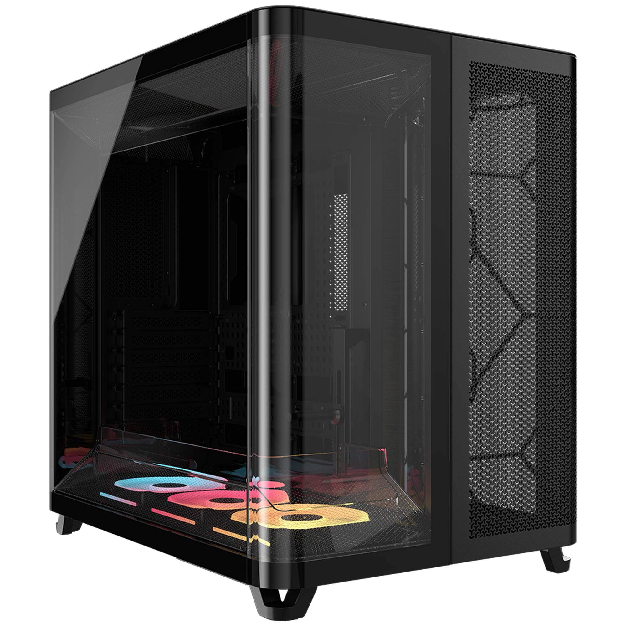 Corsair AIR 5400 LX-R ARGB Tempered Glass, Tripla Camera, Mid-Tower - Nero