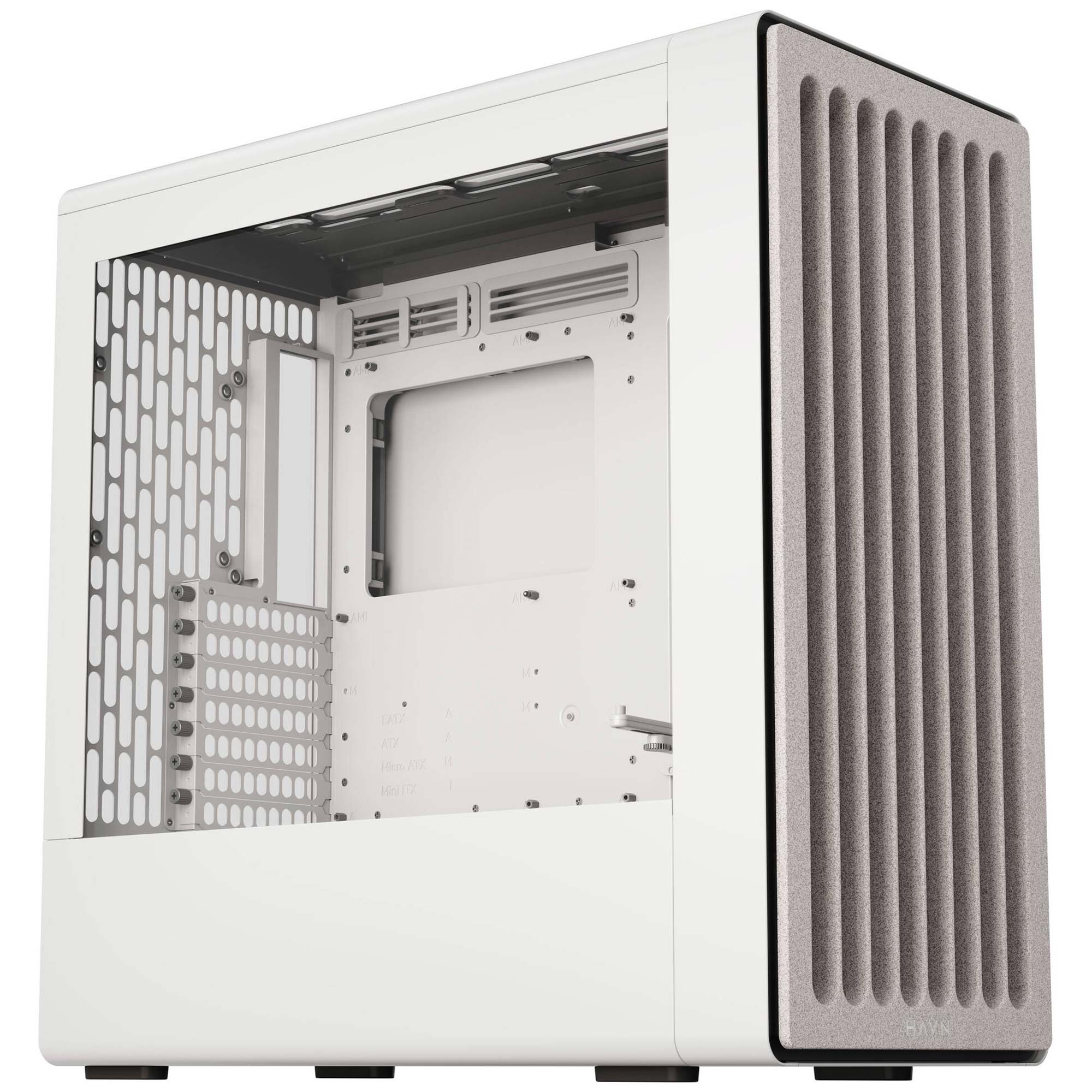 HAVN BF 360, E-ATX, Tempered Glass - Bianco