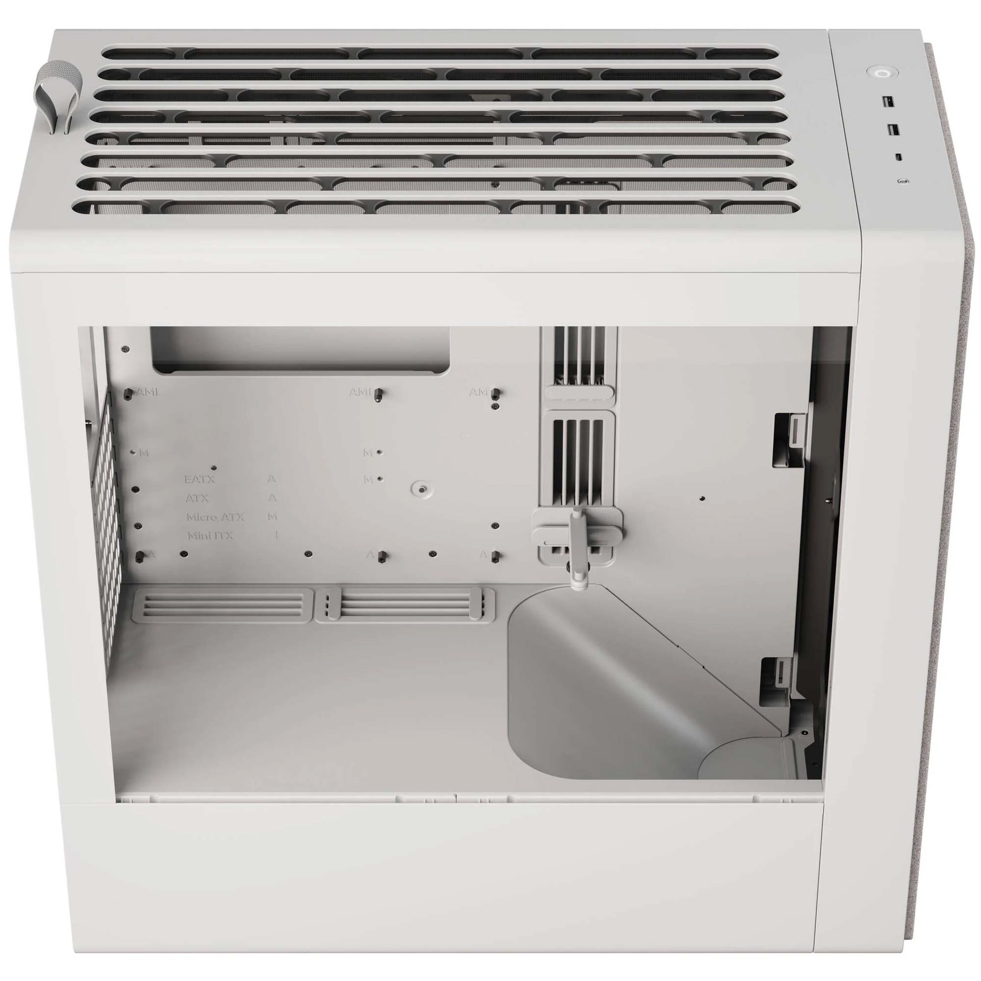 HAVN BF 360, E-ATX, Tempered Glass - Bianco - immagine 3