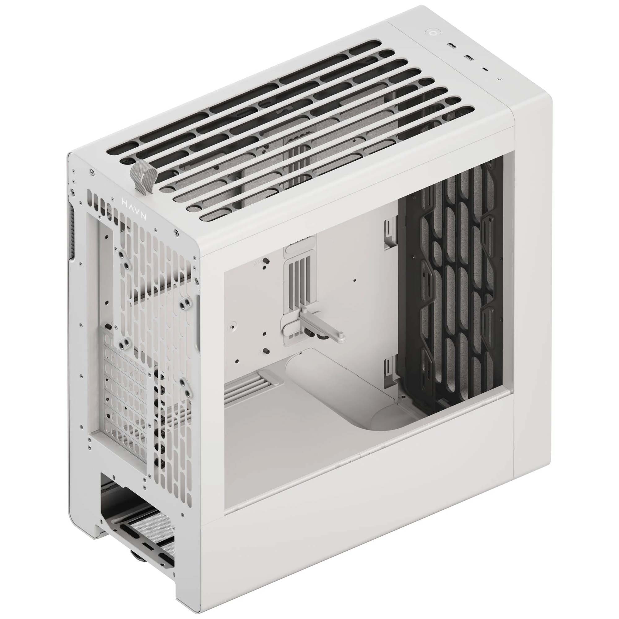 HAVN BF 360, E-ATX, Tempered Glass - Bianco - immagine 4