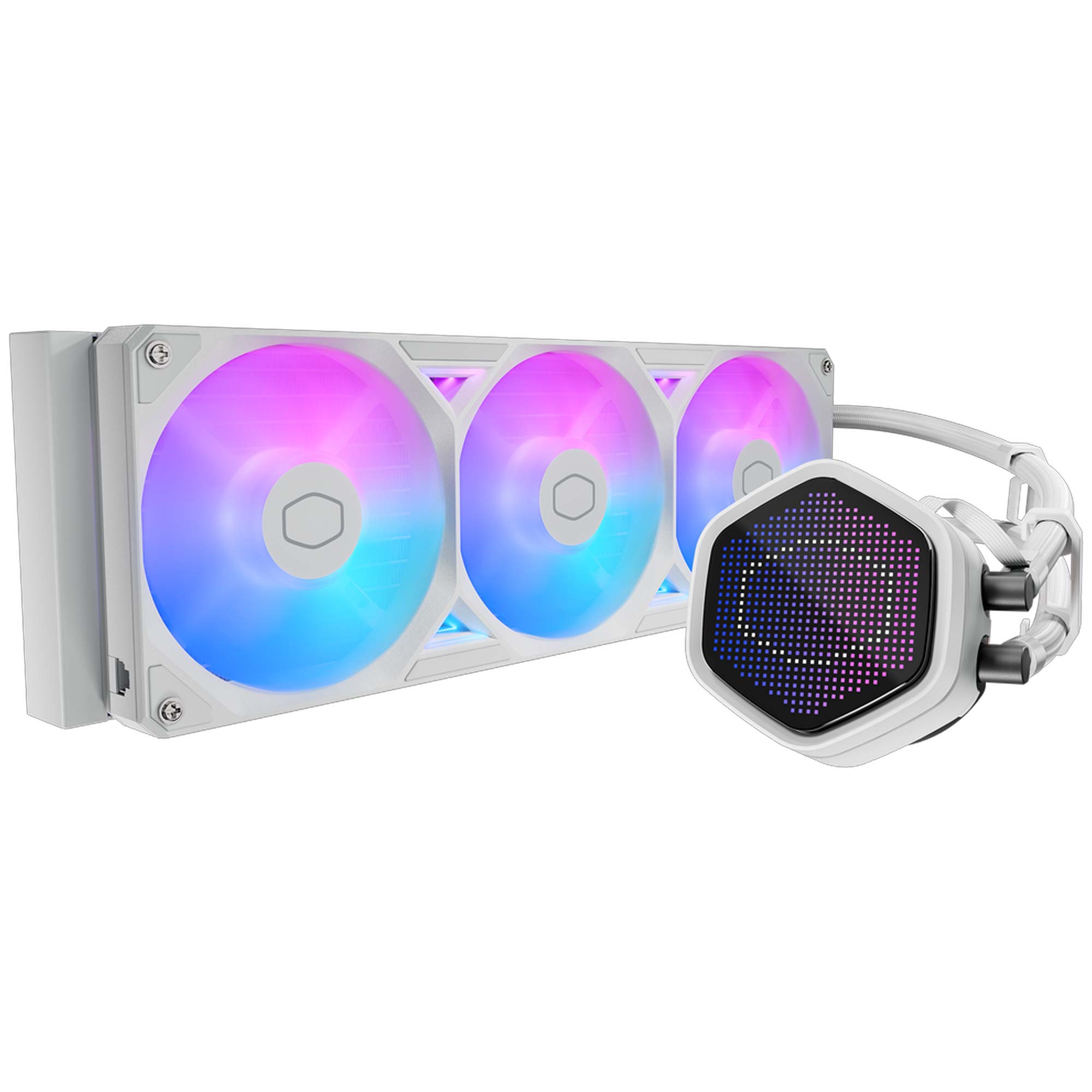 Cooler Master MasterLiquid 360 Atmos II Pixel LED AIO - Bianco - 360 mm