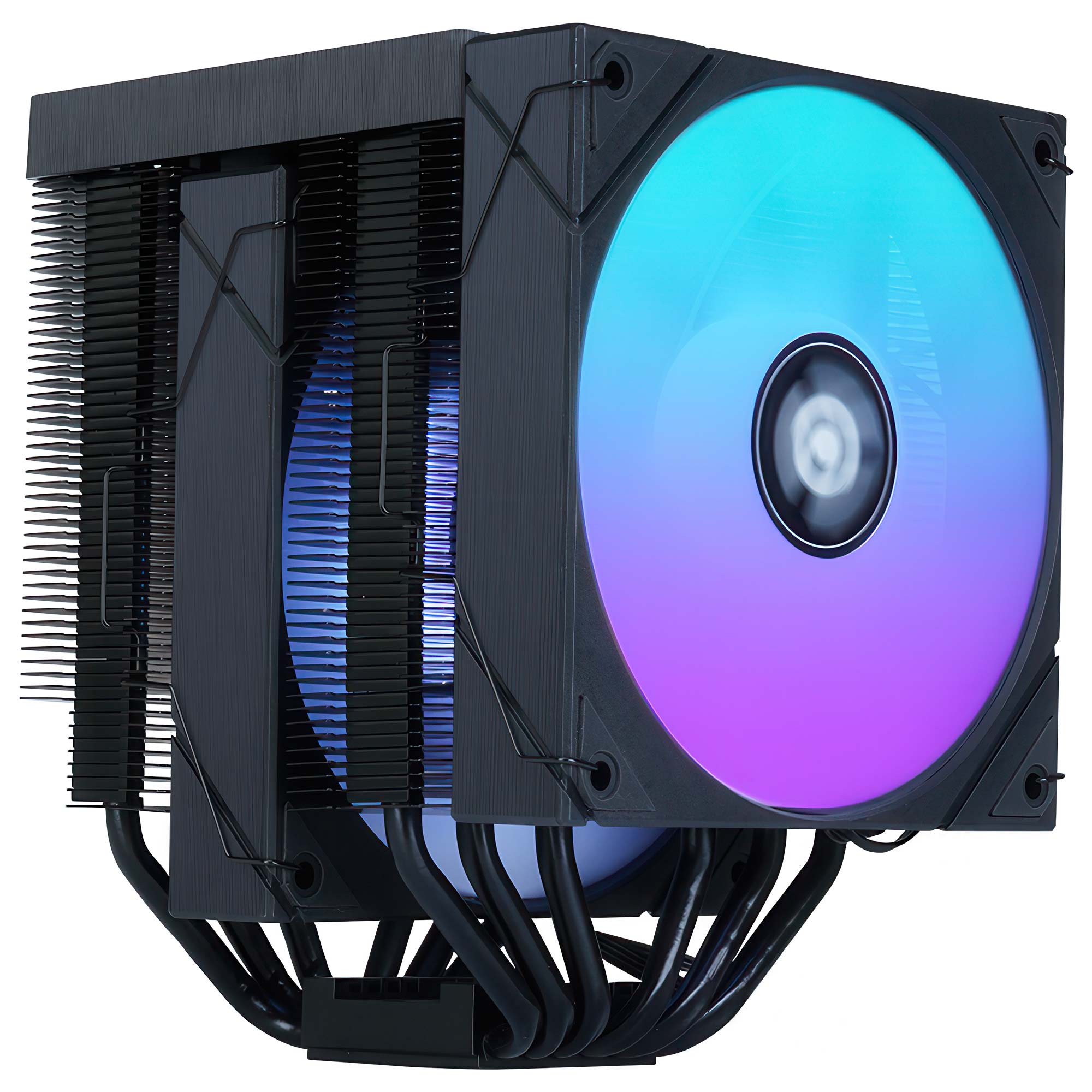 Itek ICY-6HATP Dissipatore ad aria, Skt universale, 250W TDP, ARGB - Nero