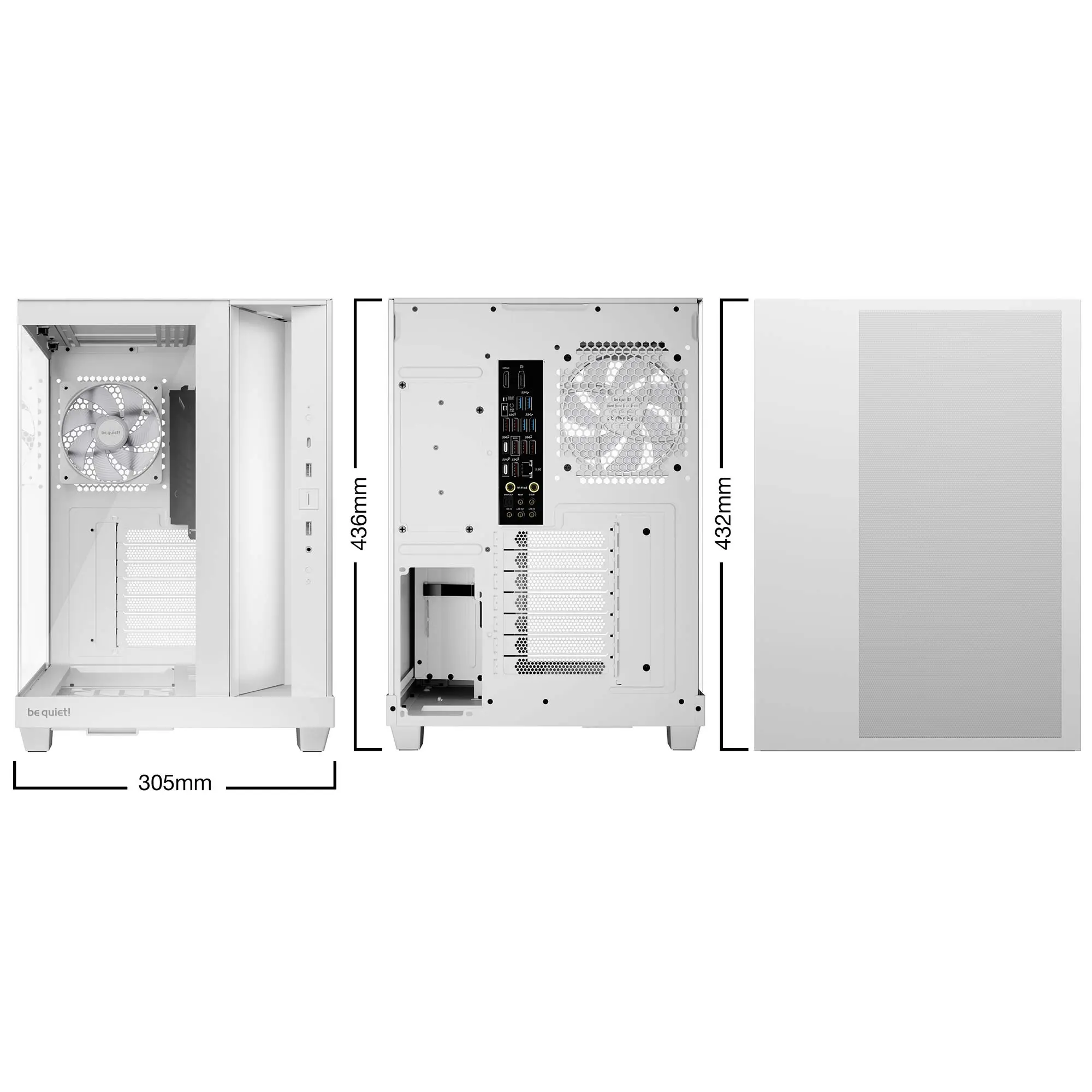 be quiet! Light Base 500 LX ARGB - Bianco - immagine 2