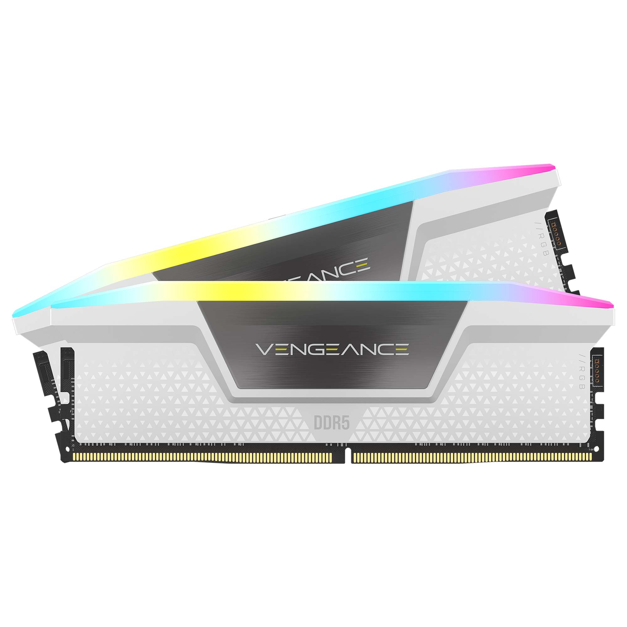Corsair Vengeance RGB DDR5 7200MHz C34, Bianco - 32GB (2x16GB) - immagine 2
