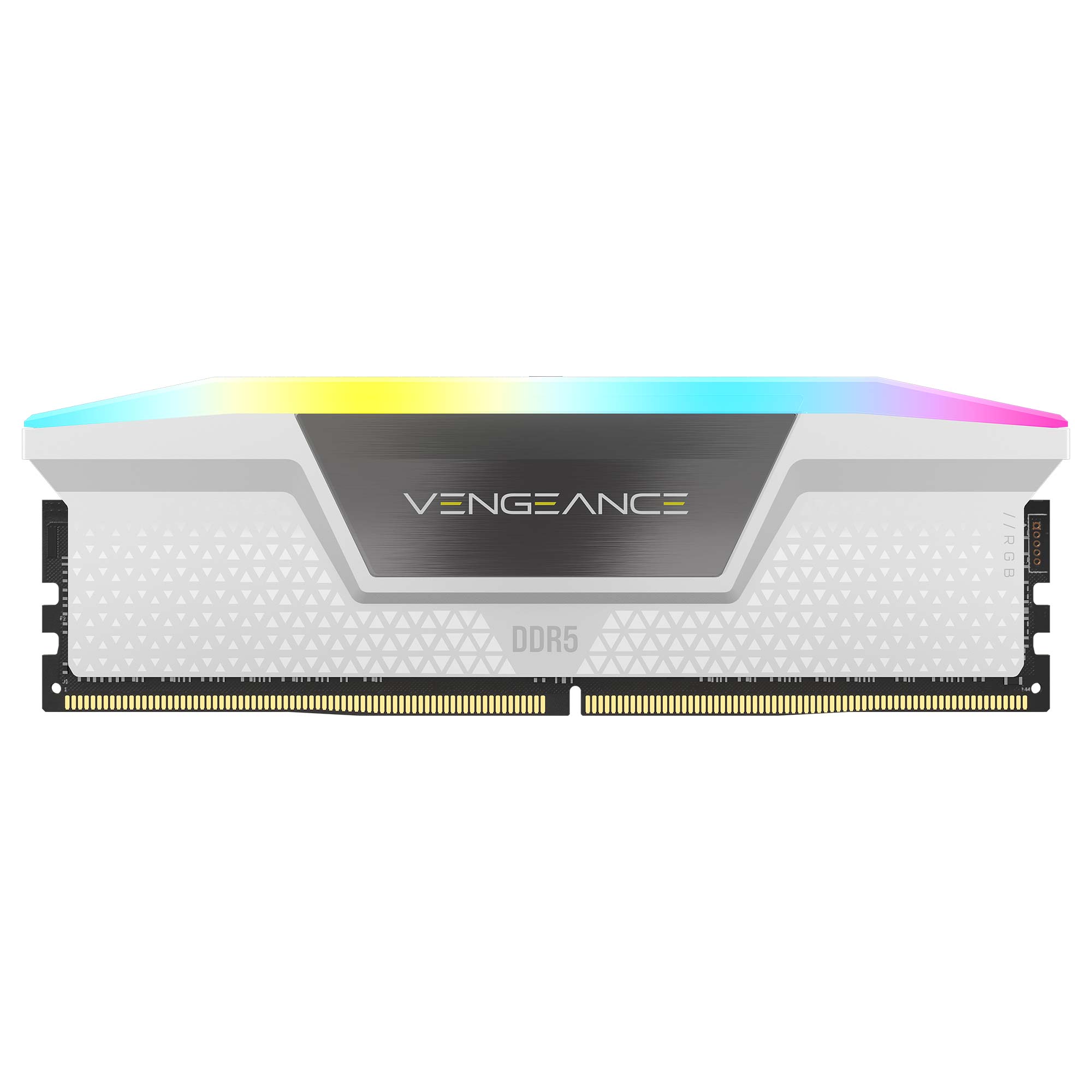 Corsair Vengeance RGB DDR5 7200MHz C34, Bianco - 32GB (2x16GB) - immagine 3