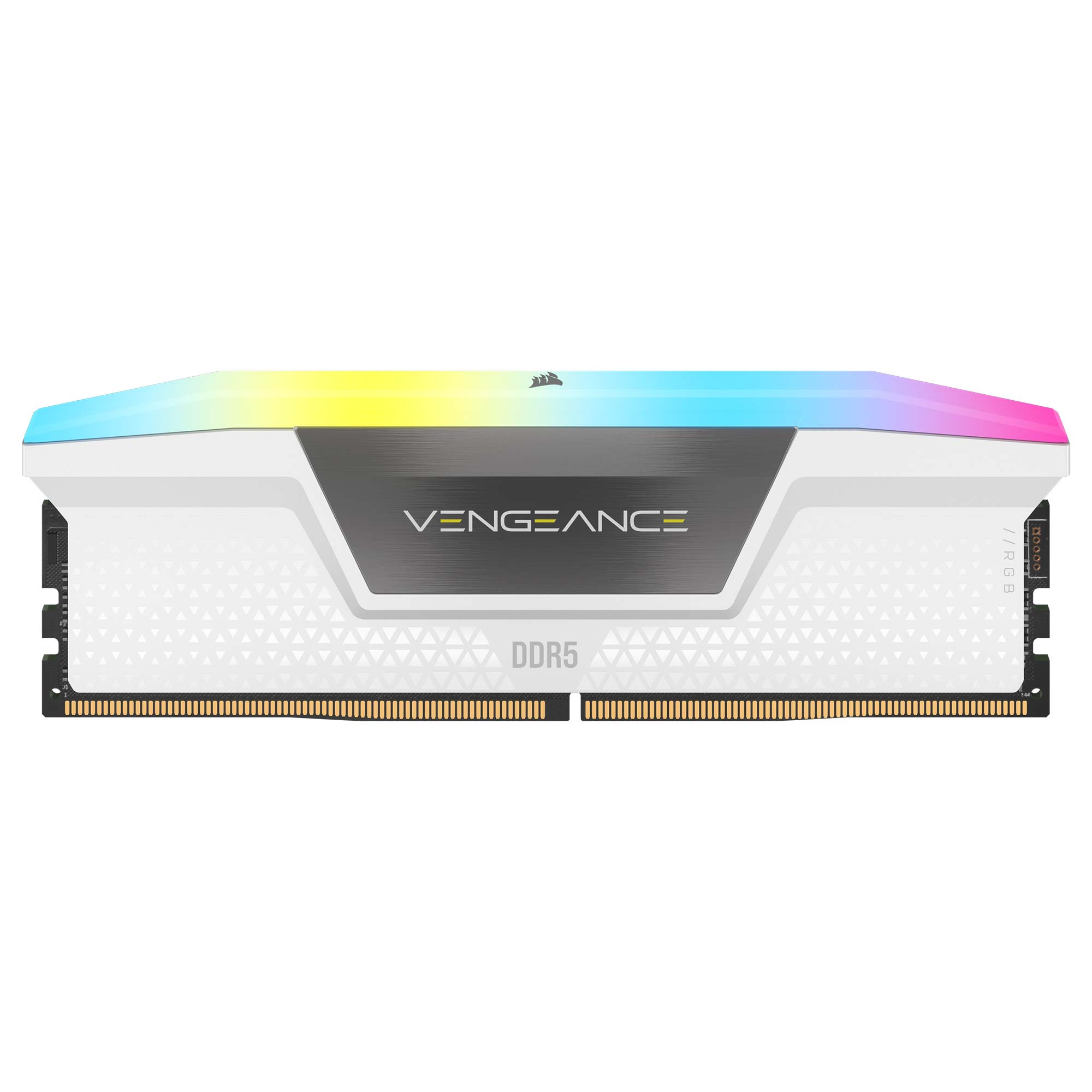Corsair Vengeance RGB DDR5 7200MHz C34, Bianco - 32GB (2x16GB) - immagine 4