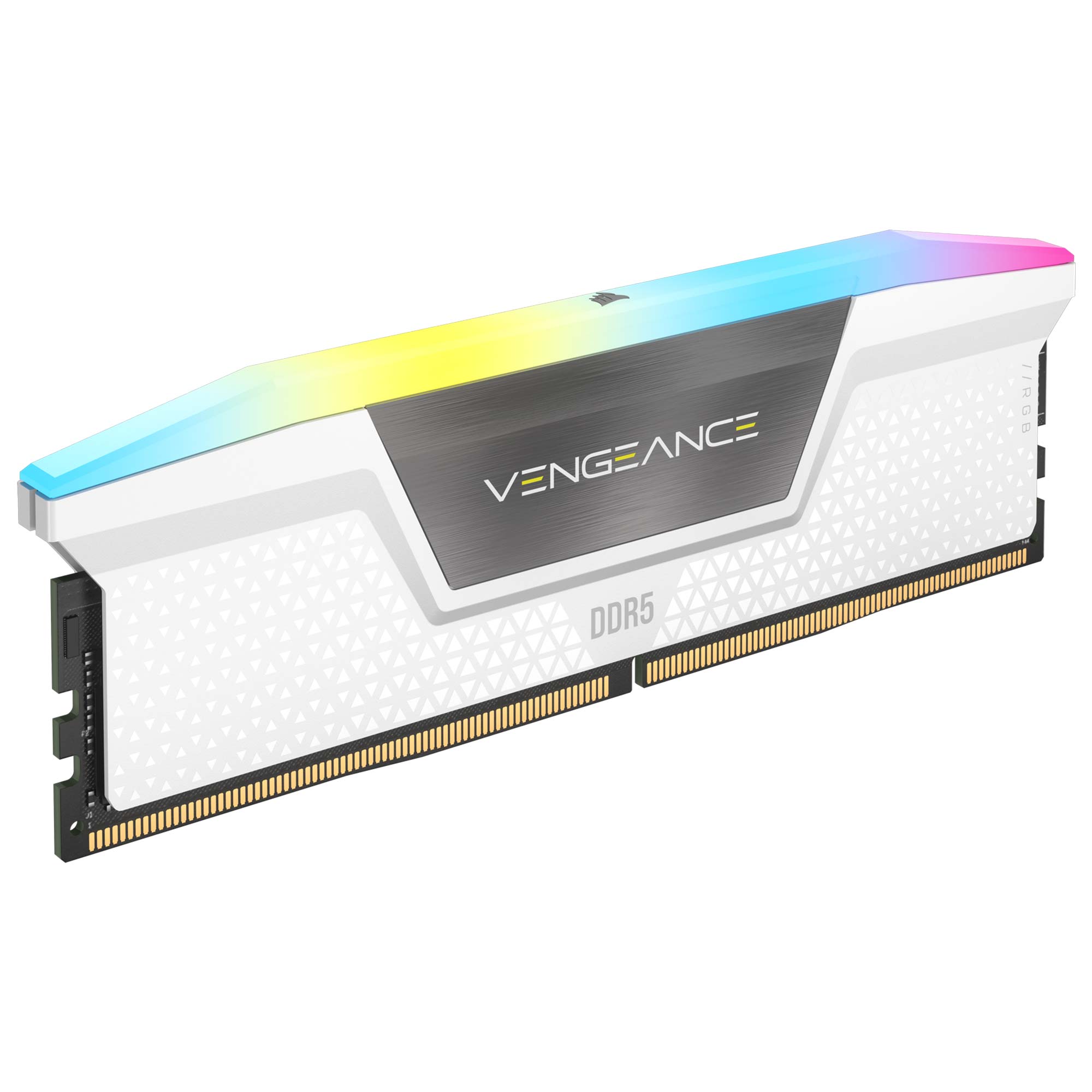 Corsair Vengeance RGB DDR5 7200MHz C34, Bianco - 32GB (2x16GB) - immagine 5