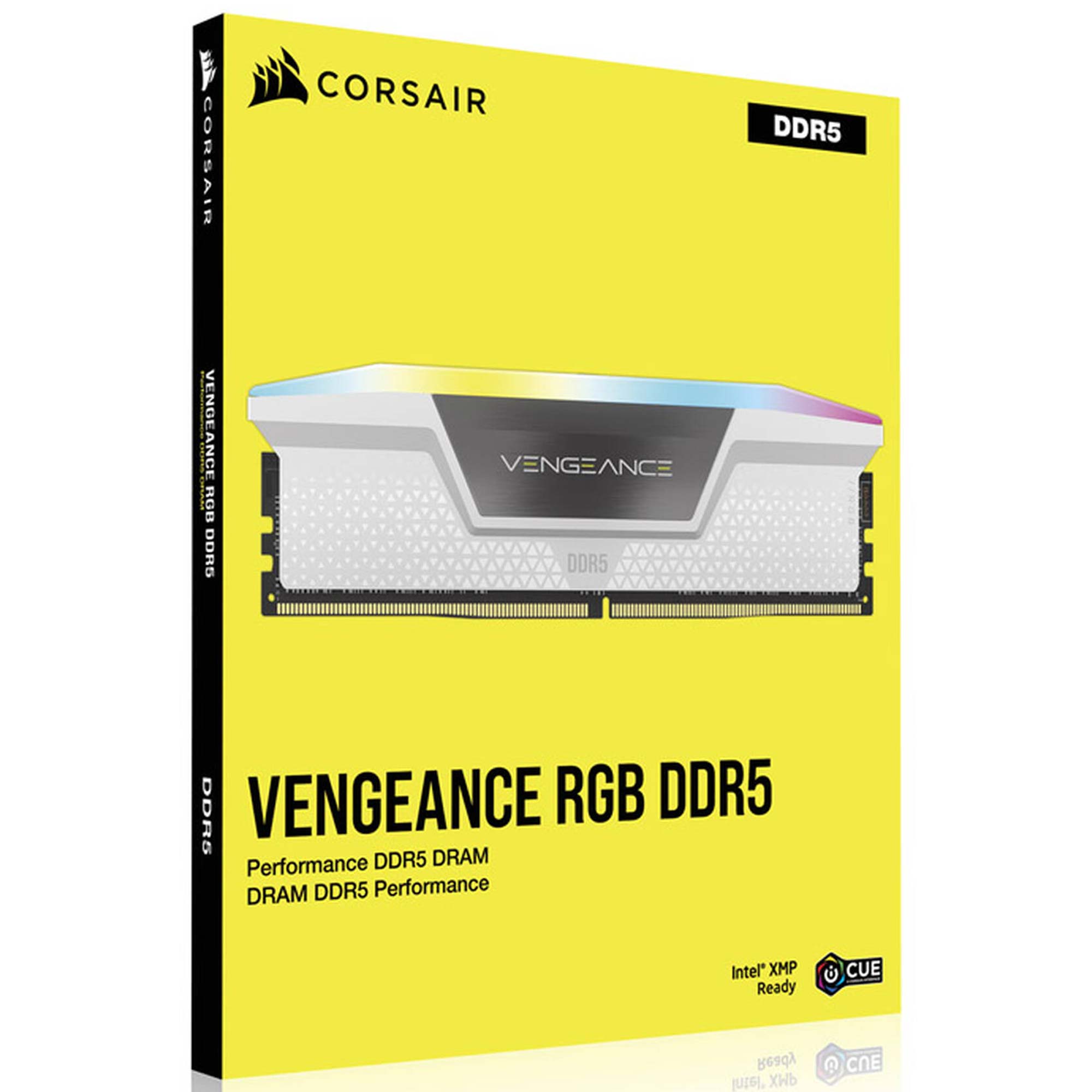 Corsair Vengeance DDR5 RGB 6400MHz C36, Bianco - 32GB (2x16GB) - immagine 7