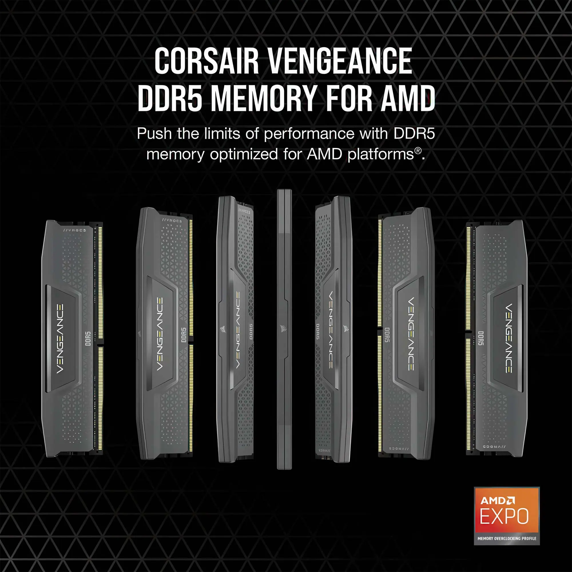 Corsair Vengeance DDR5 6000MHz C36, Grigio - 16GB (1x16GB) - immagine 7